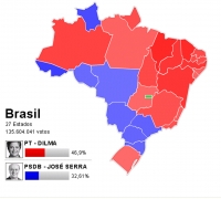 Trabalhadores vão às ruas por Dilma no 2º turno