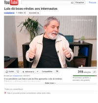 Lula lança portal na internet