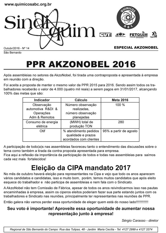 PPR AkzoNobel 2016