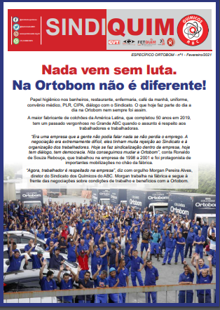 Ortobom Especial Sindicalização