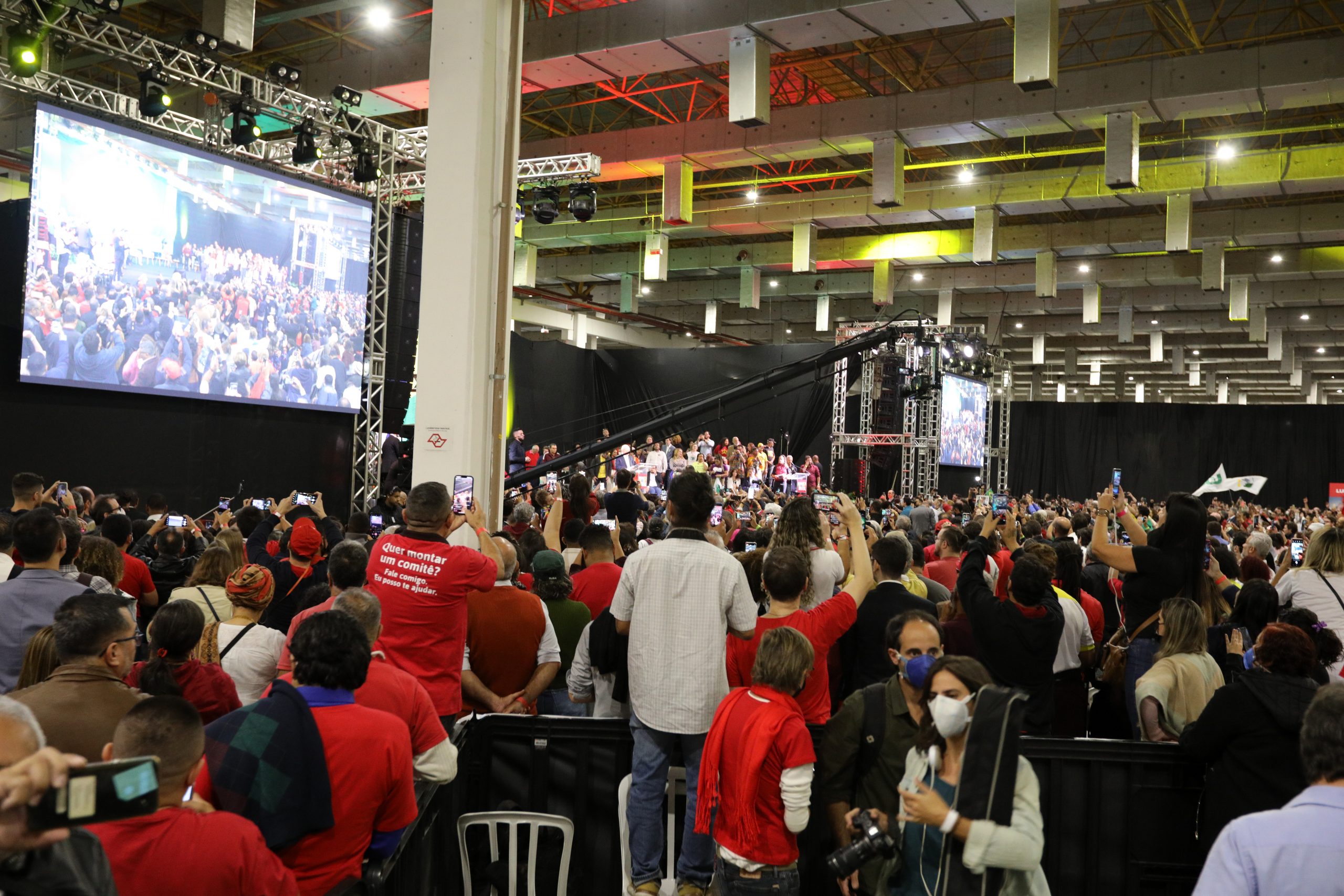 Lançamento do Movimento Vamos Juntos Pelo Brasil no Expo Center Norte. Rua josé Bernardo Pinto, 333 - Vila Guilherme, São Paulo|SP. Fotos Dino Snatos. Brasil_07_05_2022.