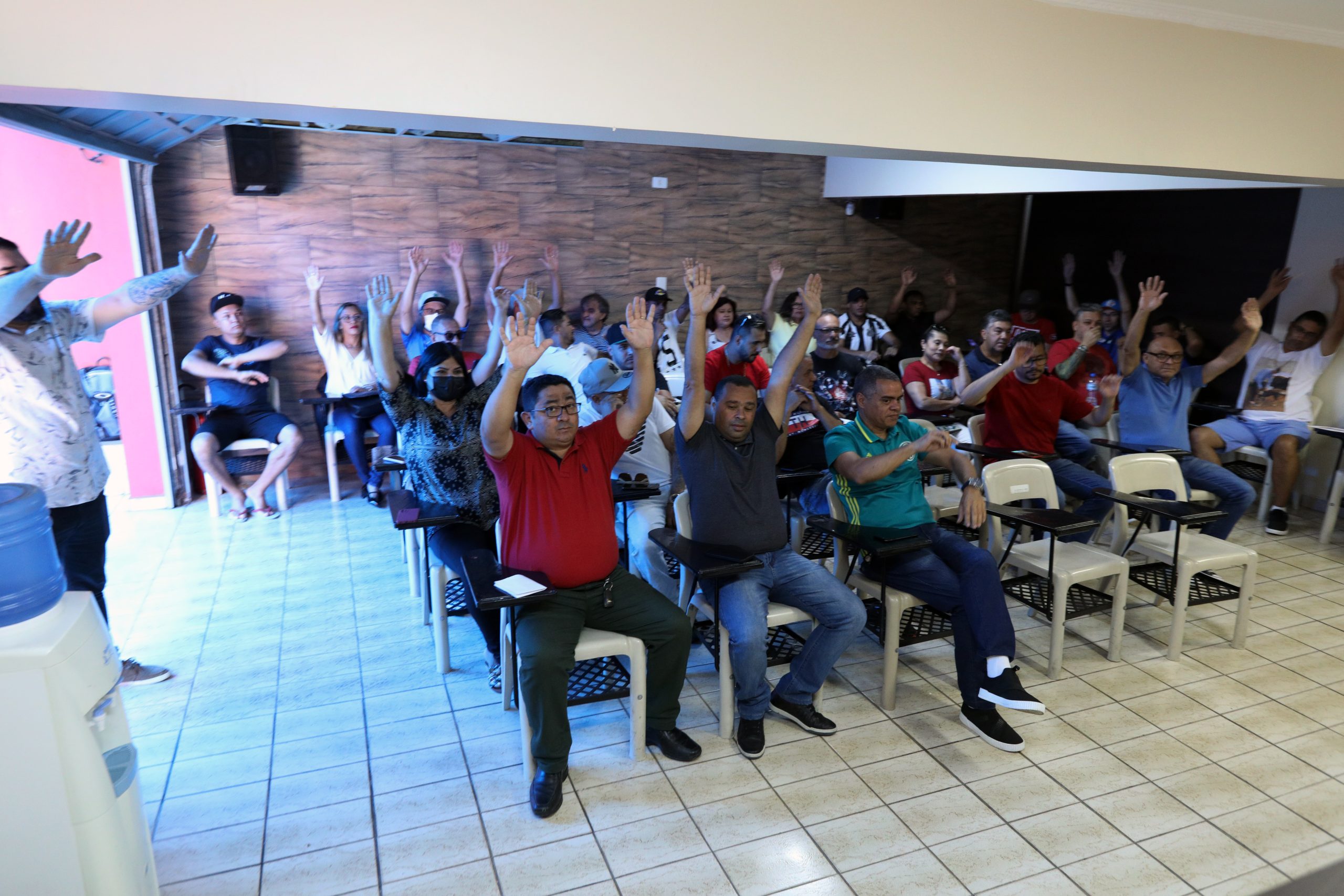 Assembleia de prestação de contas pra categoria química do abc realizada na subsede de Diadema. Rua dos brilhantes, 232 - Centro, Diadema/SP. Fotos Dino Santos. Brasil_17_12_2022.