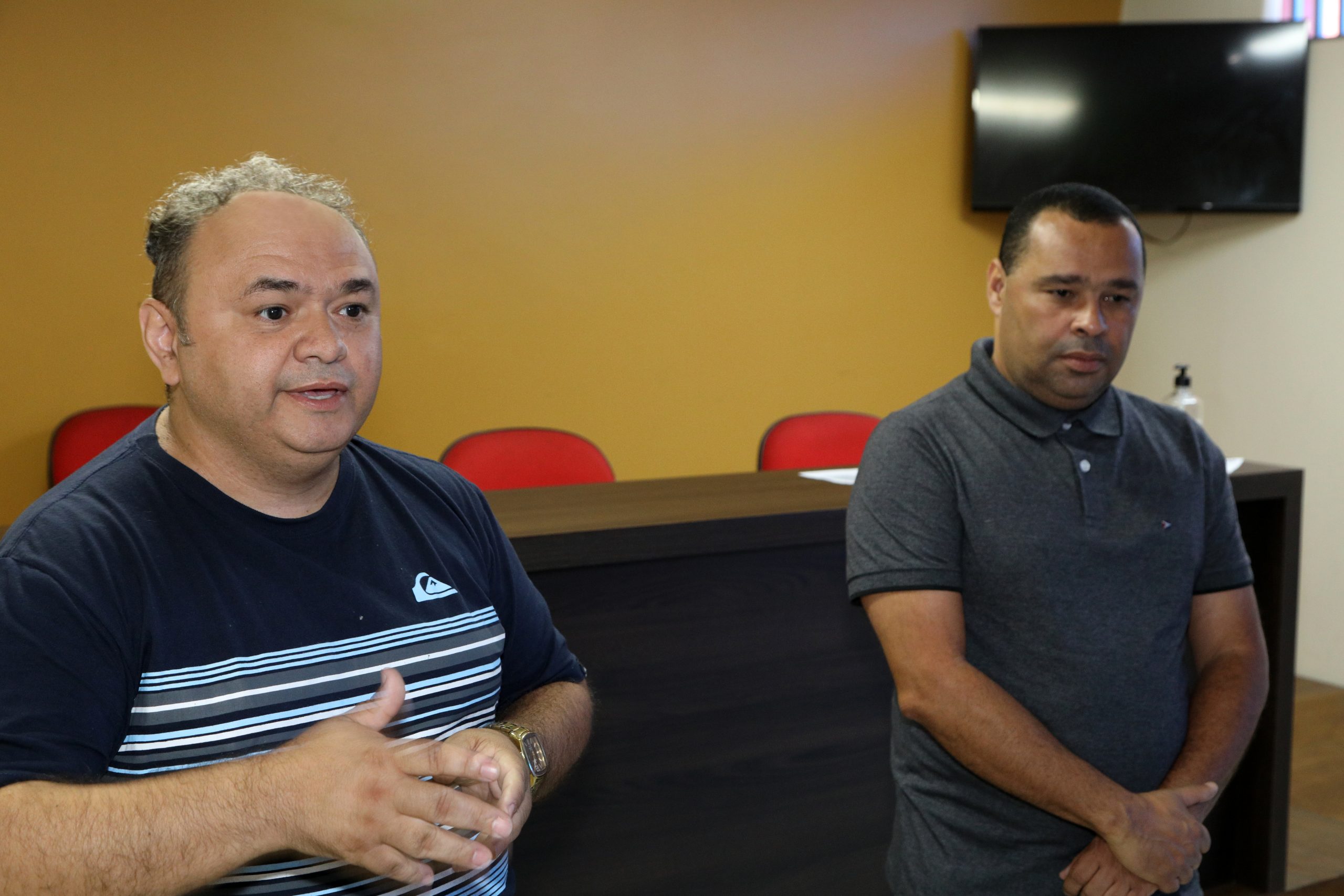 Assembleia de apresentação o nome de Evandro para concorrer como presidente do Sindicato do Químicos do ABC gestão 2023 a 2027. na subsede de Diadema. Fotos Dino Santos. Brasil_17_12_2022.