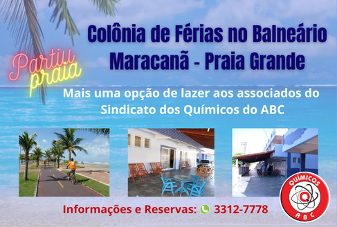 Colônia de Férias no Balneário Maracanã, na Praia Grande