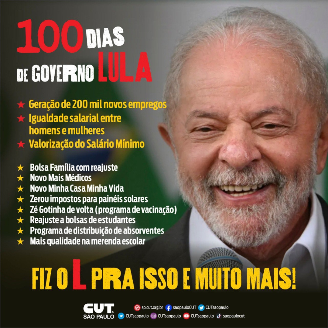 100 dias do Governo Lula