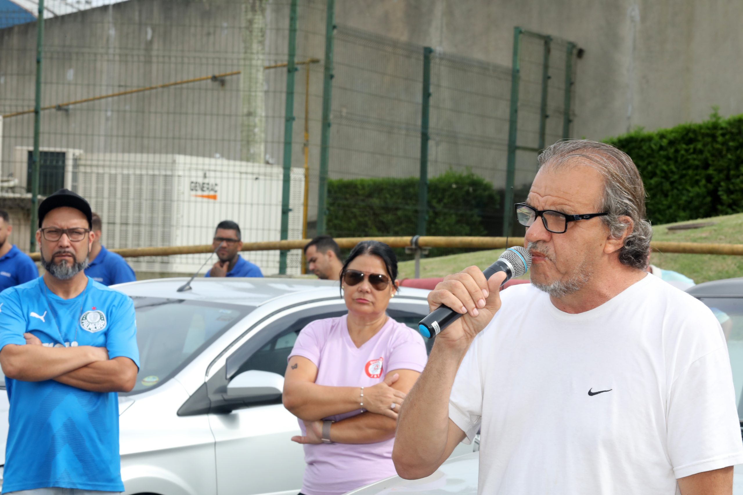 Assembleia na Acrilex   sobre PLR e reajustes. Estrada Galvão Bueno, 5.000 - Batistine, São Bernardo doCampo/SP. Fotos Dino Santos. Brasil_06_12_2023.