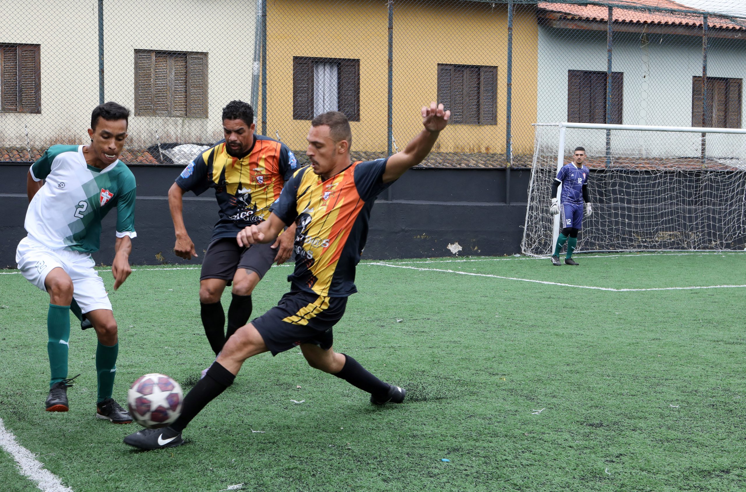 2º Copa Inter Empresas de Society da Categoria Química do ABC realizada na quadra do Valdibia. Rua Sebastião Souto, 15 Bairro Valdibia, São Barnardo do Campo/SP. Fotos: Dino Santos. Brasil_09_12_2023.