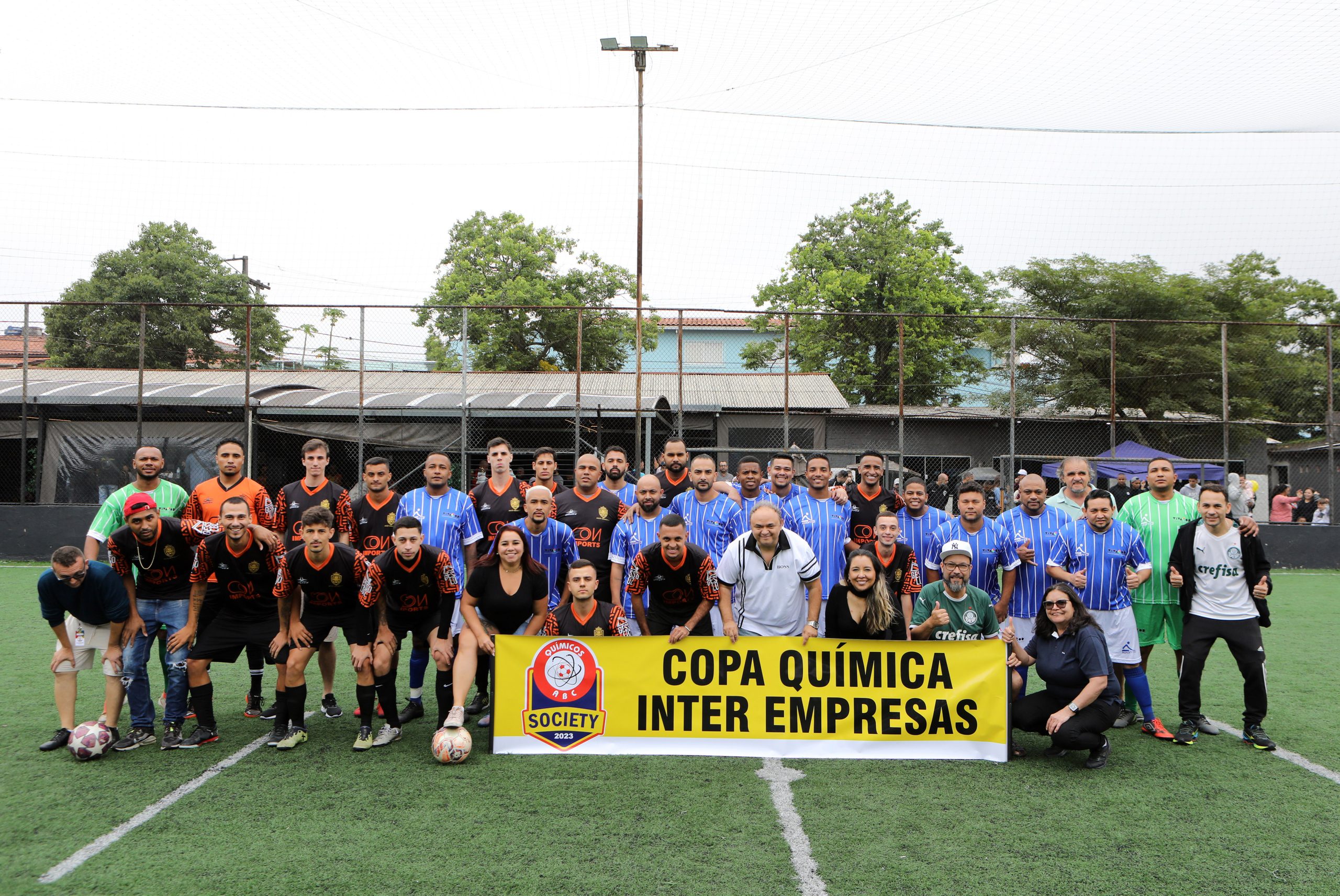 2º Copa Inter Empresas de Society da Categoria Química do ABC realizada na quadra do Valdibia. Rua Sebastião Souto, 15 Bairro Valdibia, São Barnardo do Campo/SP. Fotos: Dino Santos. Brasil_09_12_2023.