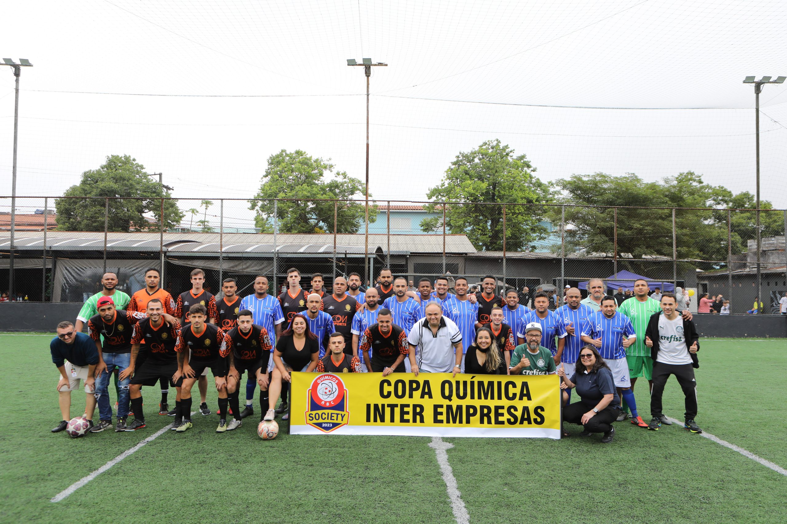 2º Copa Inter Empresas de Society da Categoria Química do ABC realizada na quadra do Valdibia. Rua Sebastião Souto, 15 Bairro Valdibia, São Barnardo do Campo/SP. Fotos: Dino Santos. Brasil_09_12_2023.