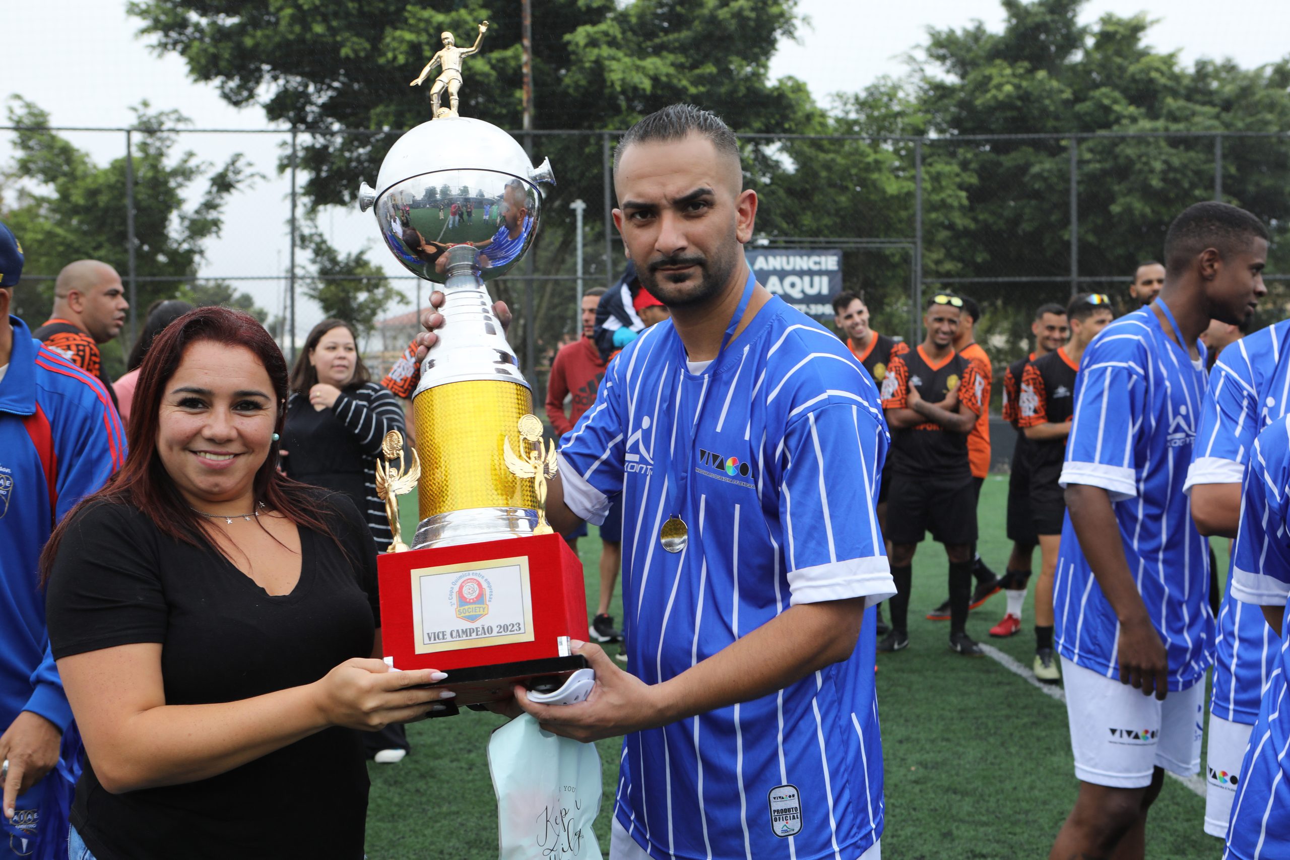 2º Copa Inter Empresas de Society da Categoria Química do ABC realizada na quadra do Valdibia. Rua Sebastião Souto, 15 Bairro Valdibia, São Barnardo do Campo/SP. Fotos: Dino Santos. Brasil_09_12_2023.