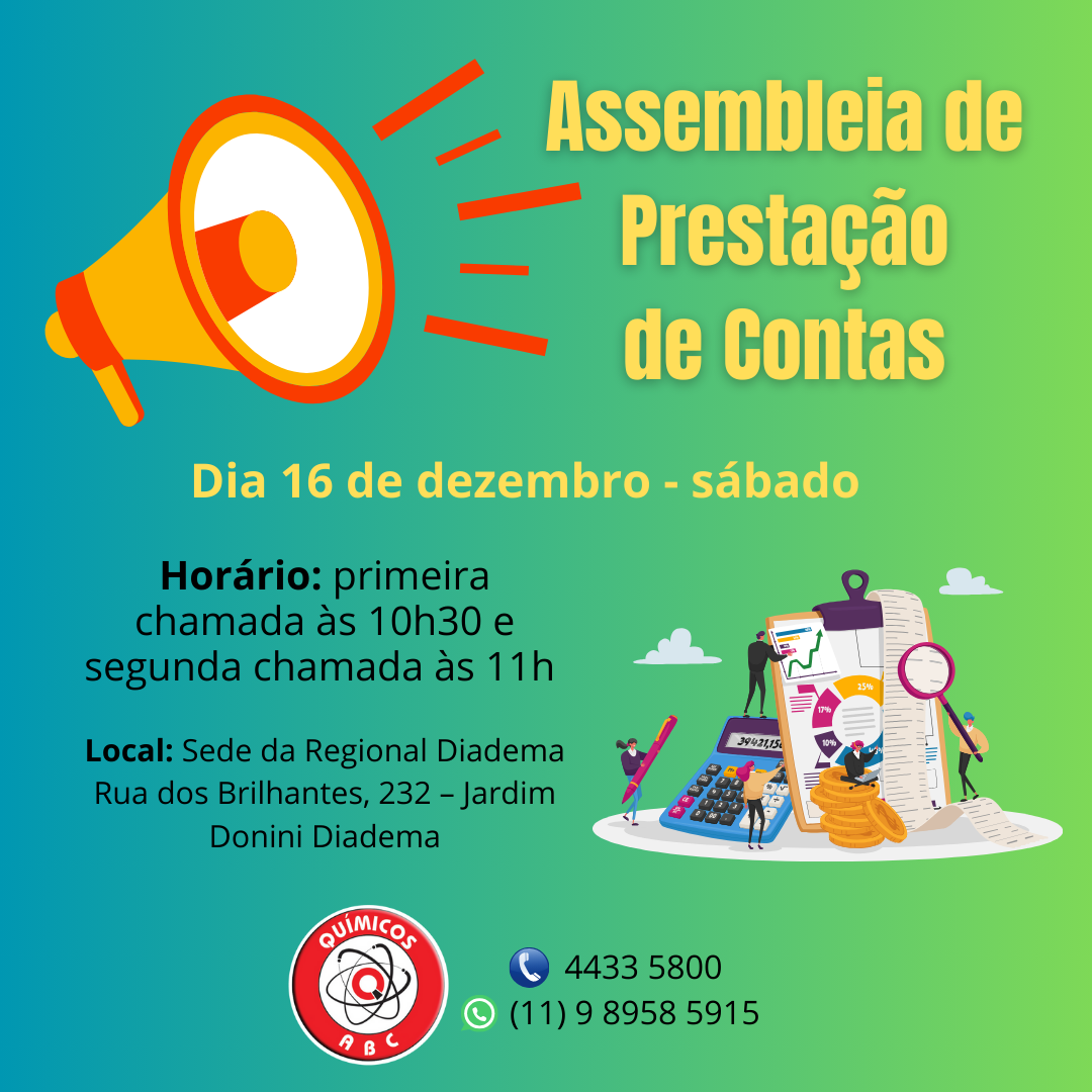 assembleia prestação de contas
