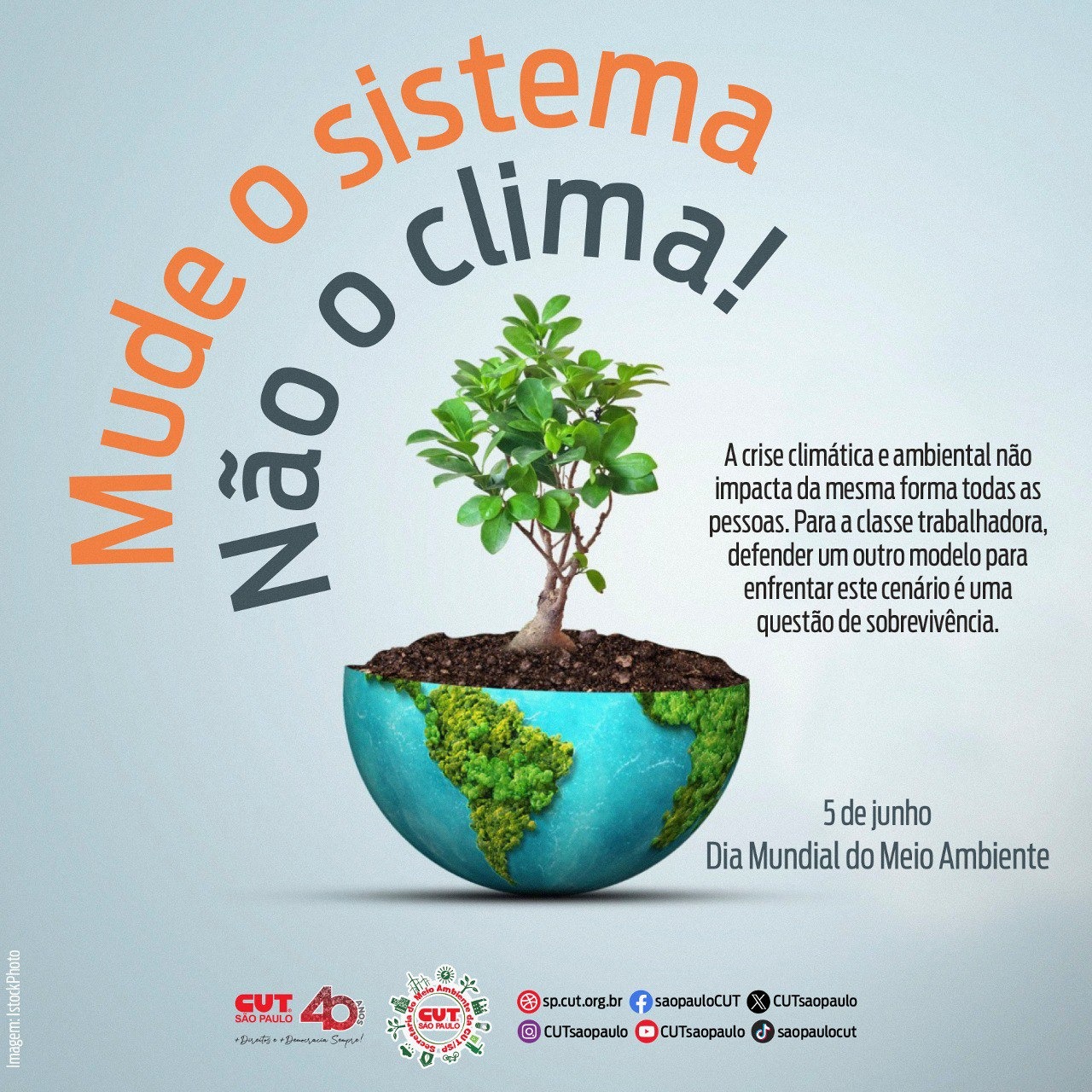 Mude o Sistema, não o clima: Transição Justa!