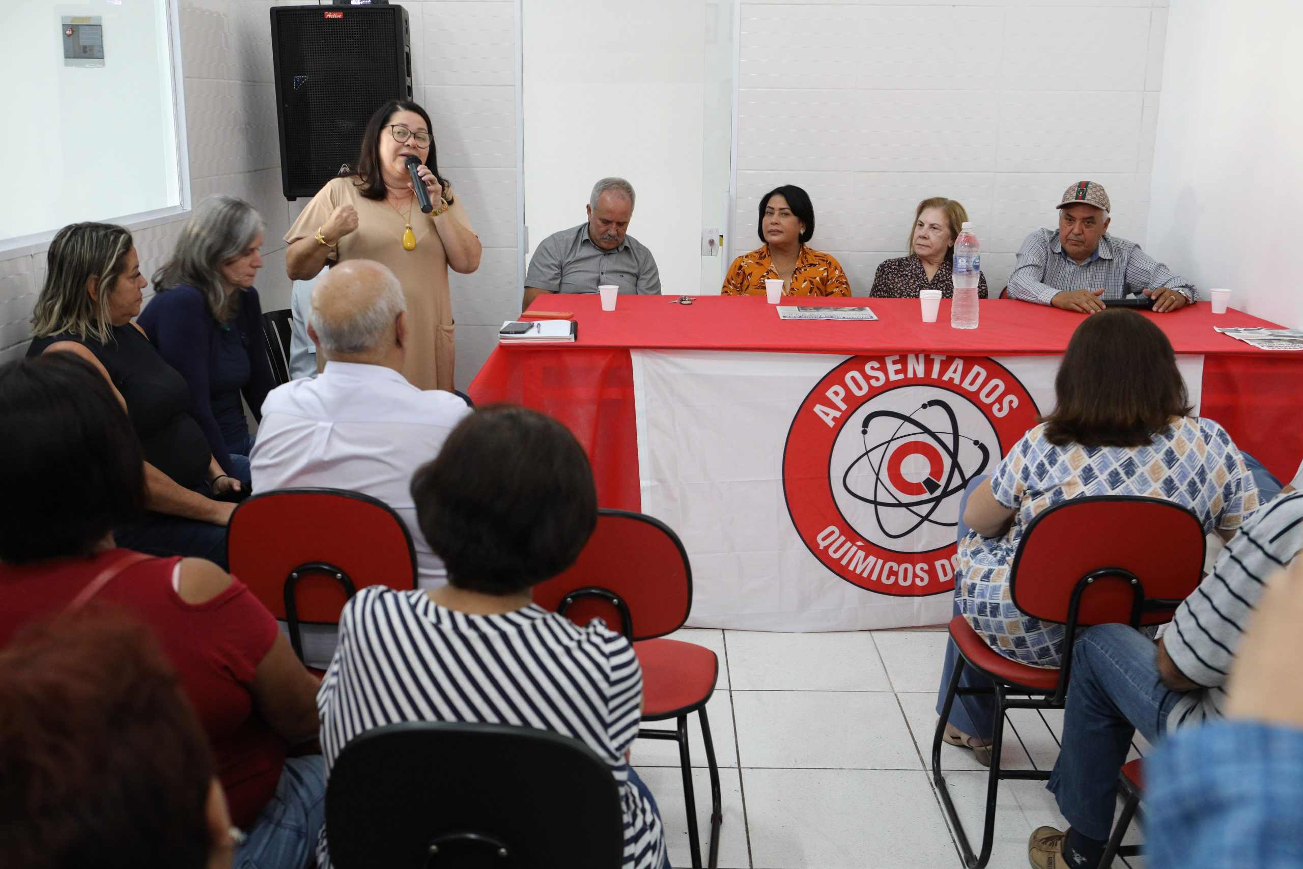 Inauguração do novo espaço da Associação dos Aposentados e Pensionistas Químicos do ABC. Rua Vitorio Chiarotti, 563 - Jardim Bela Vista, Mauá - SP. Fotos Dino Santos. Brasil_21_06_2024.