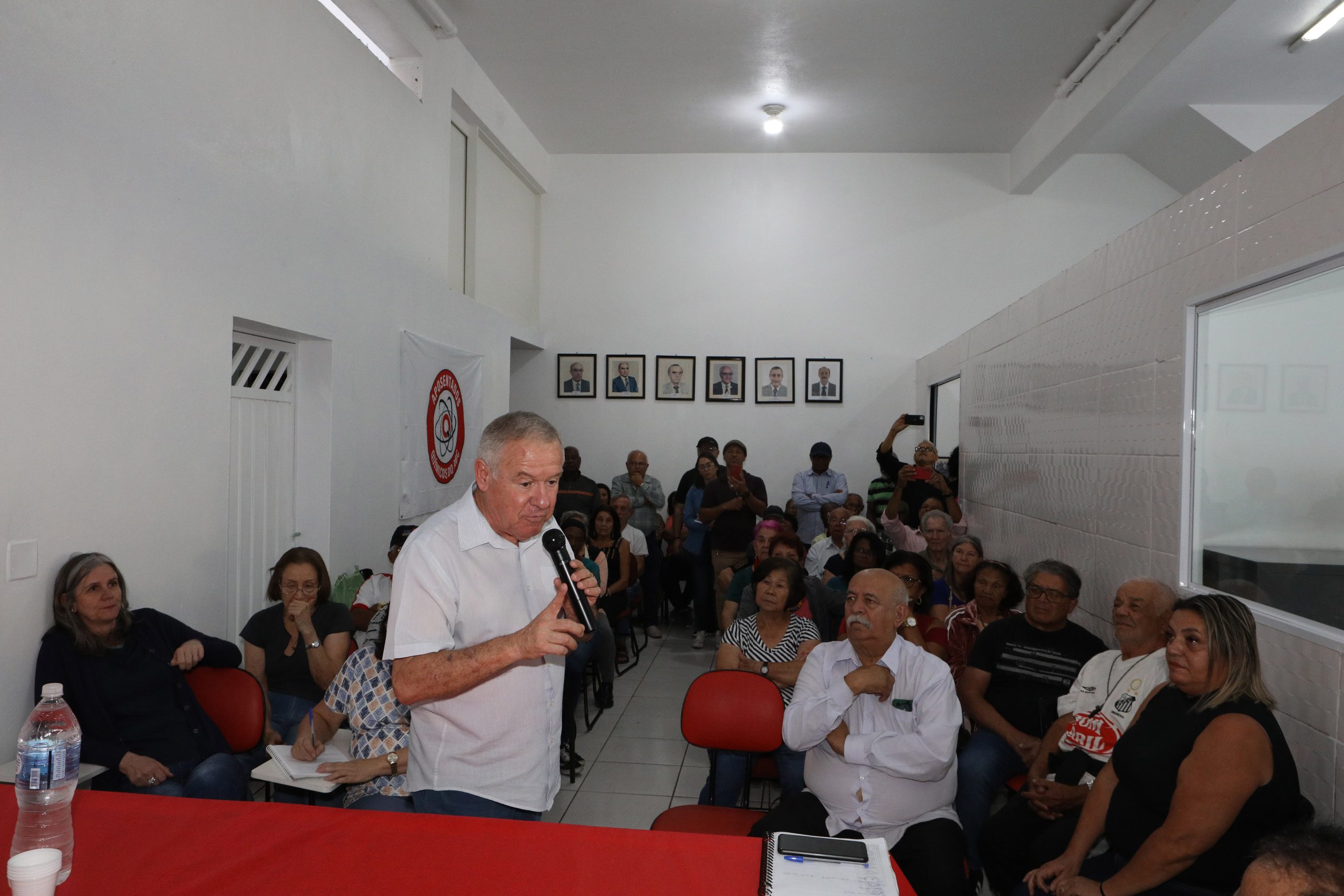 Inauguração do novo espaço da Associação dos Aposentados e Pensionistas Químicos do ABC. Rua Vitorio Chiarotti, 563 - Jardim Bela Vista, Mauá - SP. Fotos Dino Santos. Brasil_21_06_2024.