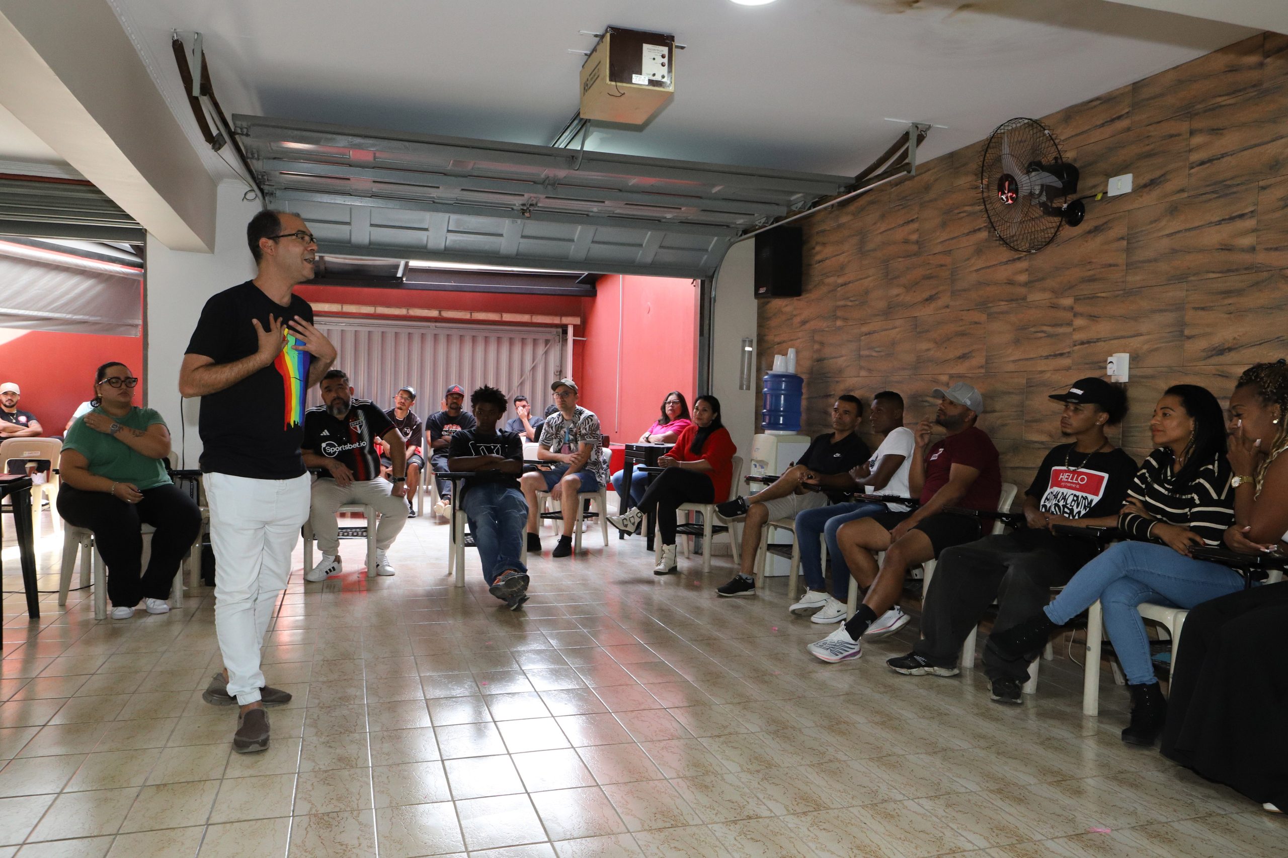 II Encontro da Juventude Química do ABC com tema  gênero e diversidade realizado na subsede de Diadema. R. dos Brilhantes, 232 - Centro, Diadema. Fotos DIno Santos_21_06_2024