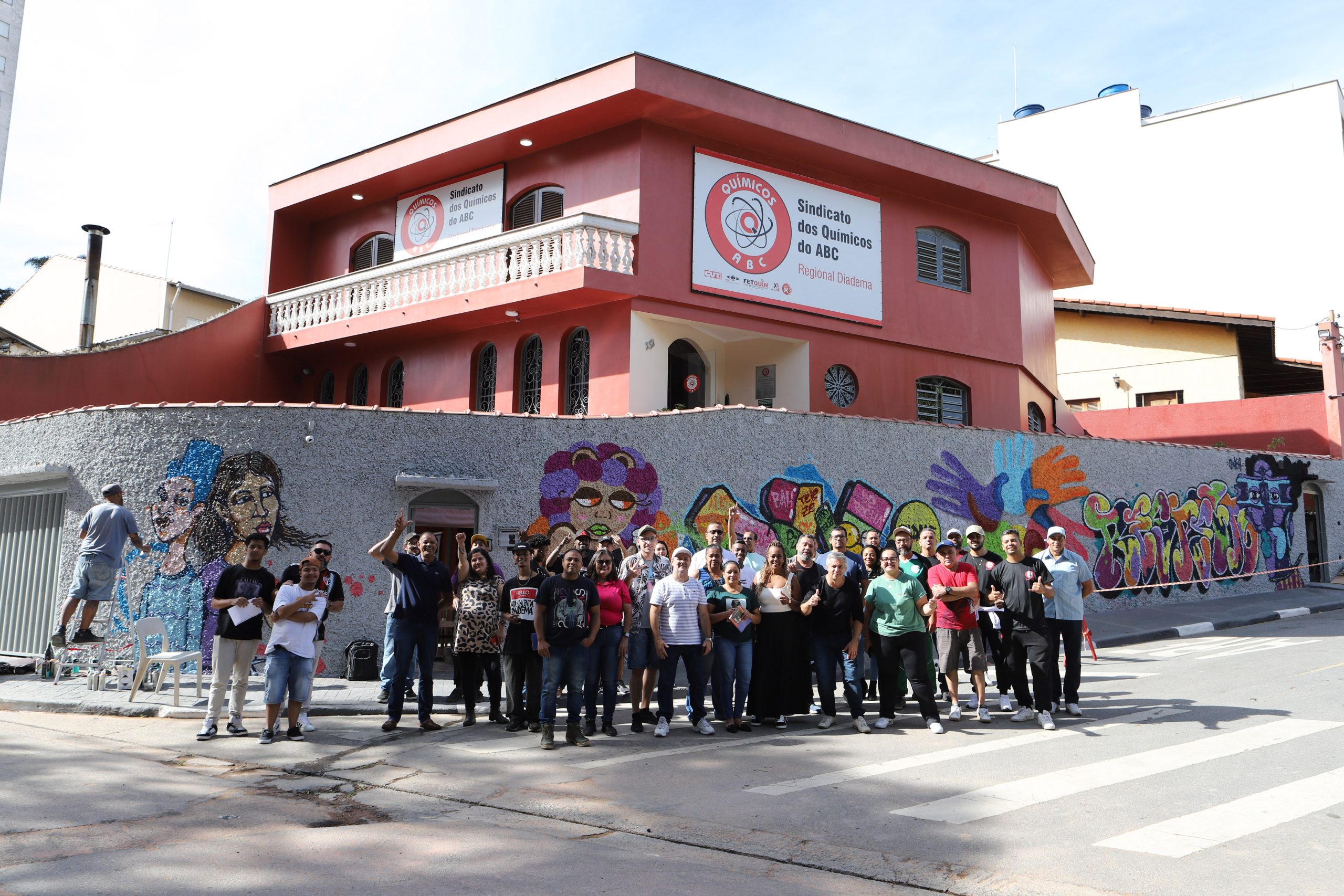 II Encontro da Juventude Química do ABC com tema  gênero e diversidade realizado na subsede de Diadema. R. dos Brilhantes, 232 - Centro, Diadema. Fotos DIno Santos_21_06_2024