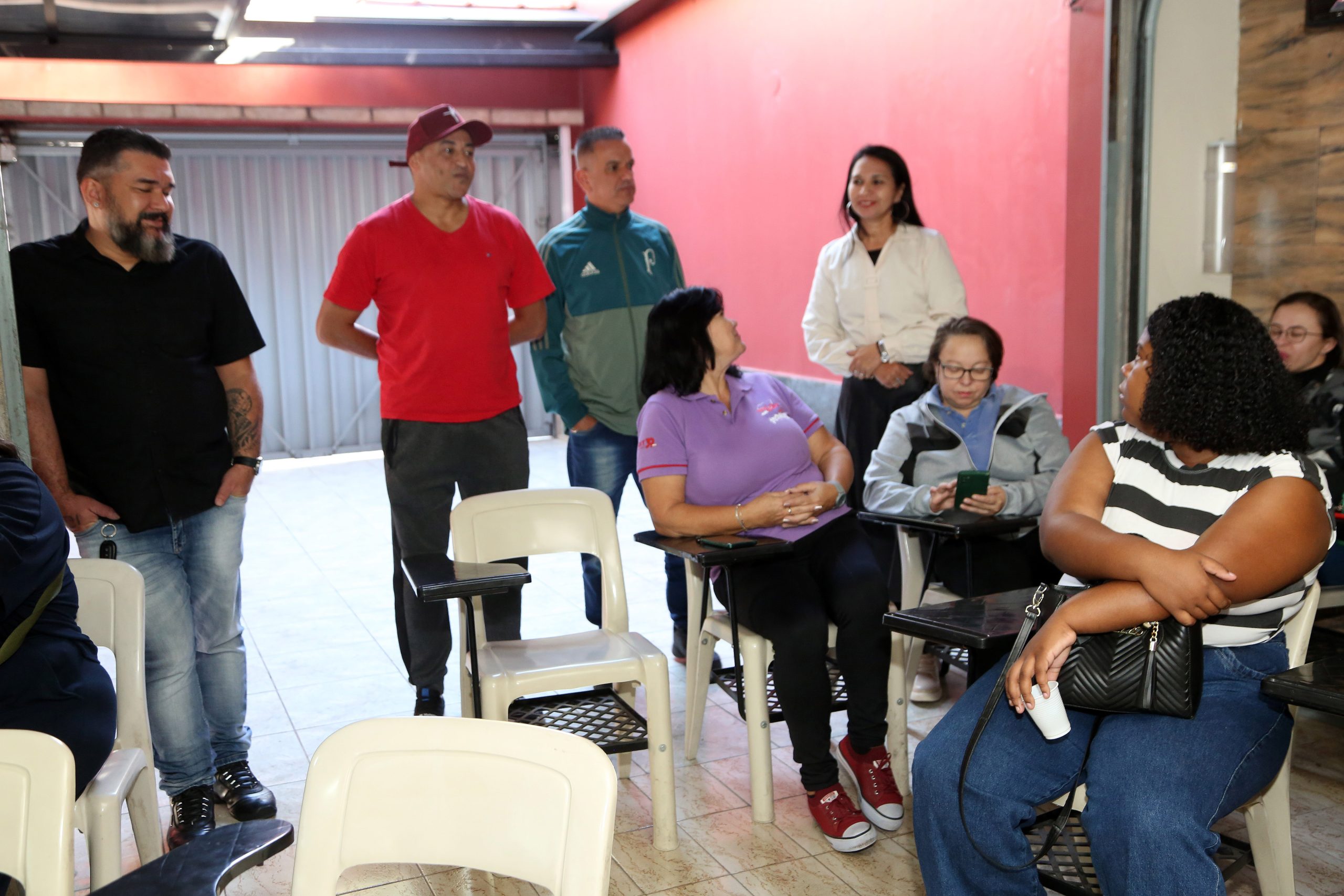 Roda de Conversa com as Mulheres Químicas do ABC realizada na regional do Sindicato de Diadema. Rua dos Brilhantes 232, Jardim Donini.  Fotos Valdir Lopes. Brasil_03_08_2024.