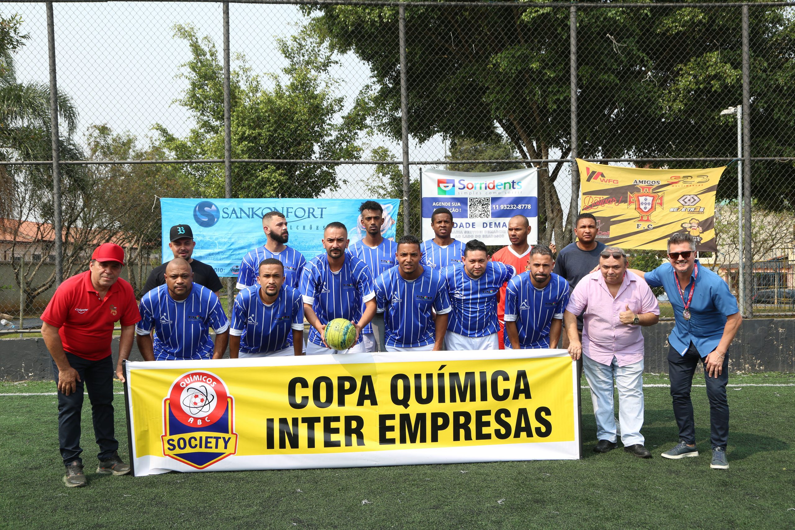 Final da 3º Copa de Inter Empresas de Futsal Químicos do ABC realizada no Espaço dos Amigos Daldibia. Rua Sebastião Souto, 15 Valdibia, São Bernardo do Campo - SP. Fotos Valdir Lopes_07_09_2024.