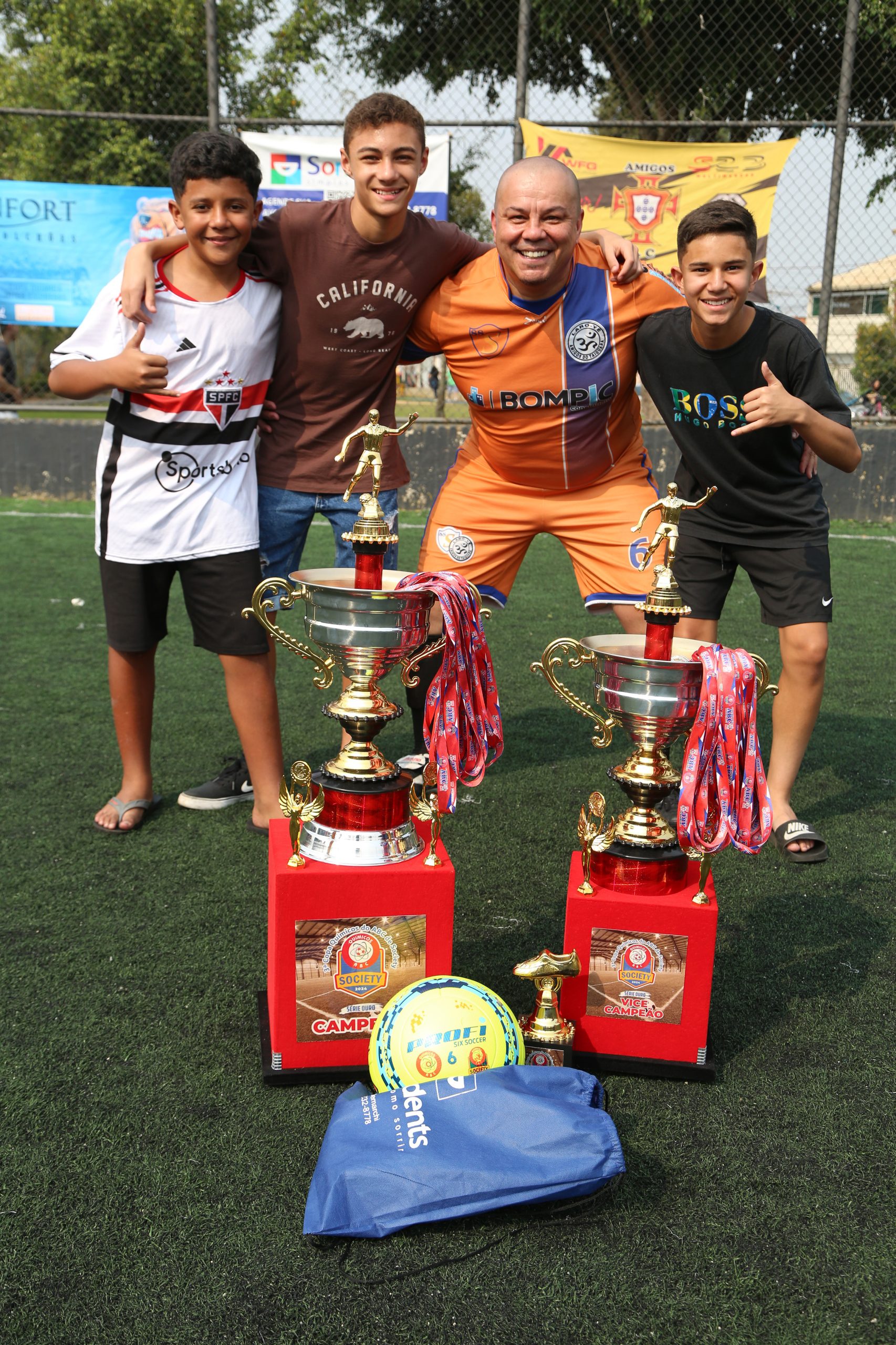 Final da 3º Copa de Inter Empresas de Futsal Químicos do ABC realizada no Espaço dos Amigos Daldibia. Rua Sebastião Souto, 15 Valdibia, São Bernardo do Campo - SP. Fotos Valdir Lopes_07_09_2024.