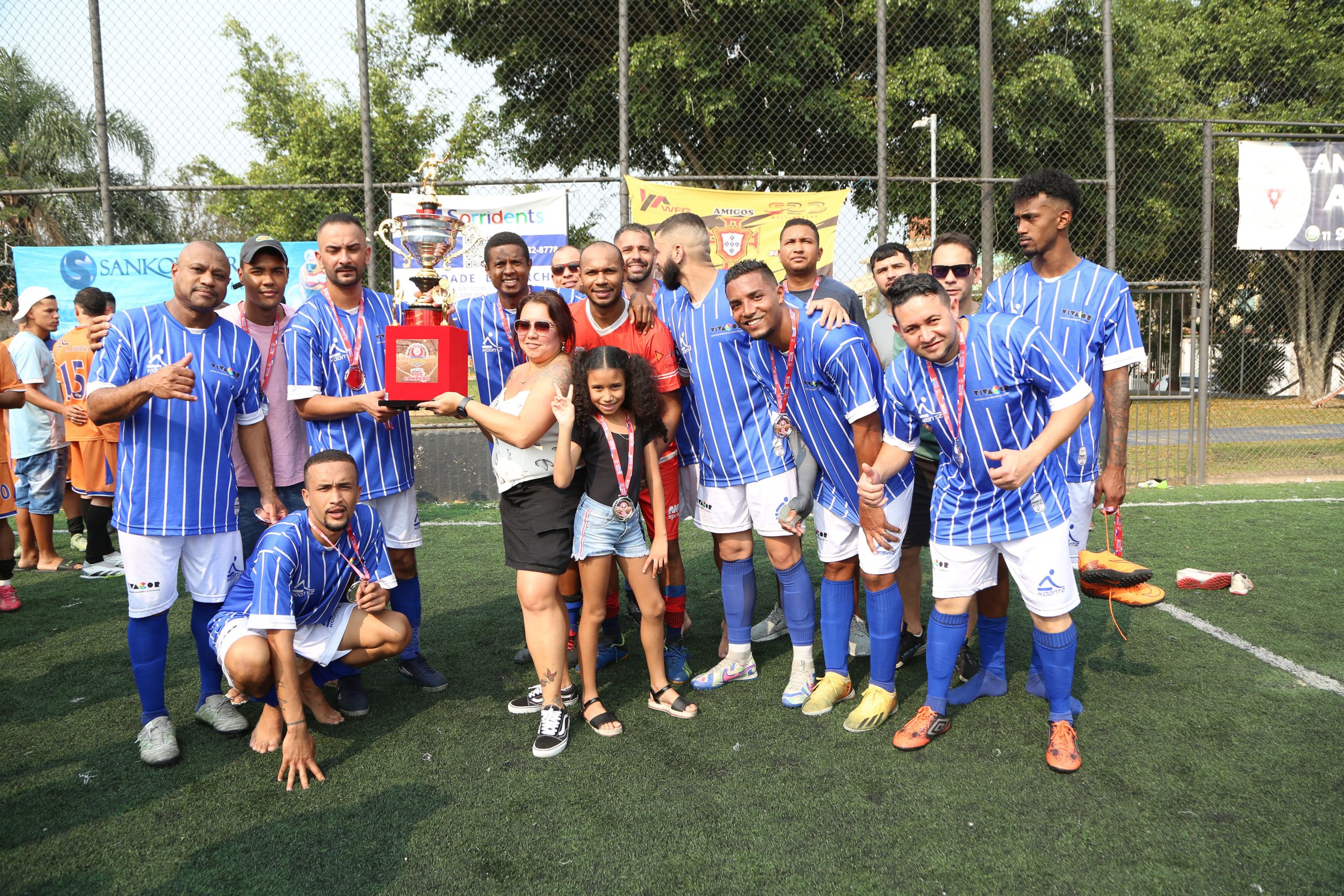 Final da 3º Copa de Inter Empresas de Futsal Químicos do ABC realizada no Espaço dos Amigos Daldibia. Rua Sebastião Souto, 15 Valdibia, São Bernardo do Campo - SP. Fotos Valdir Lopes_07_09_2024.