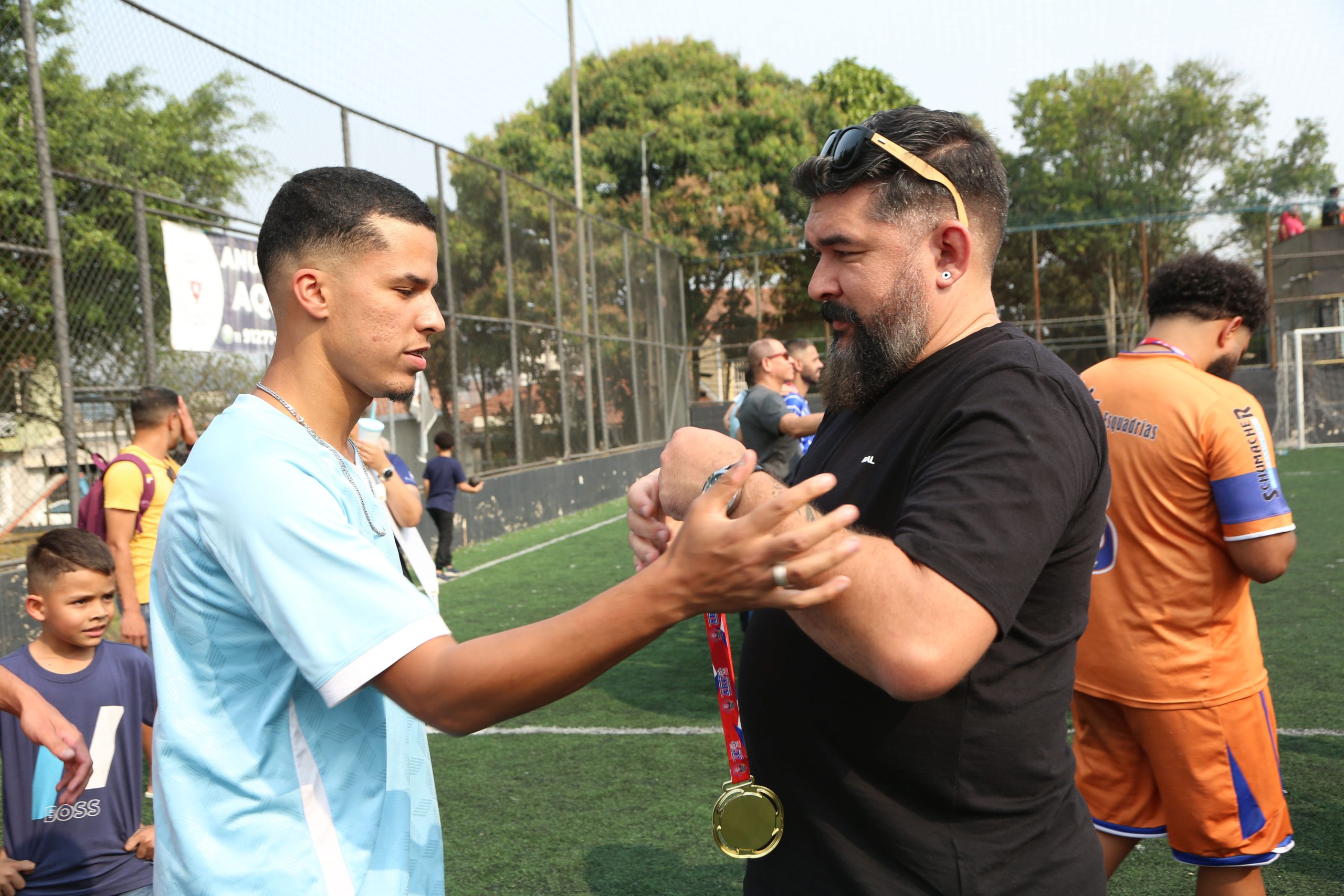 Final da 3º Copa de Inter Empresas de Futsal Químicos do ABC realizada no Espaço dos Amigos Daldibia. Rua Sebastião Souto, 15 Valdibia, São Bernardo do Campo - SP. Fotos Valdir Lopes_07_09_2024.