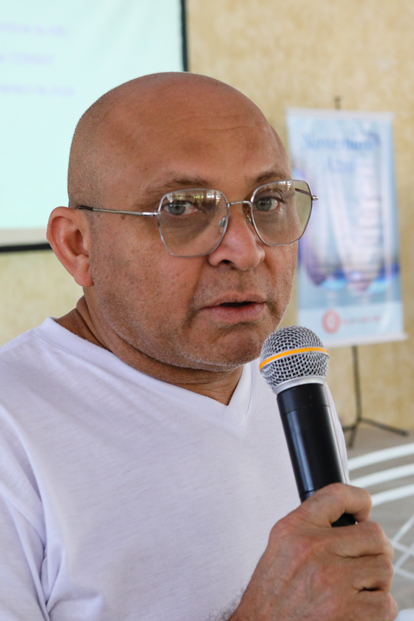 Seminário de Planejamento da COMSAT e palestra sobre a conscientização  a respeito de doenças masculinas com o Dr. Ivan Costa realizado na Chácara do Tatu.  Estrada Pouso Alegre, 169 Rio Grande da Serra. Fotos Dino Santos. BRASIL_12_11_2024.