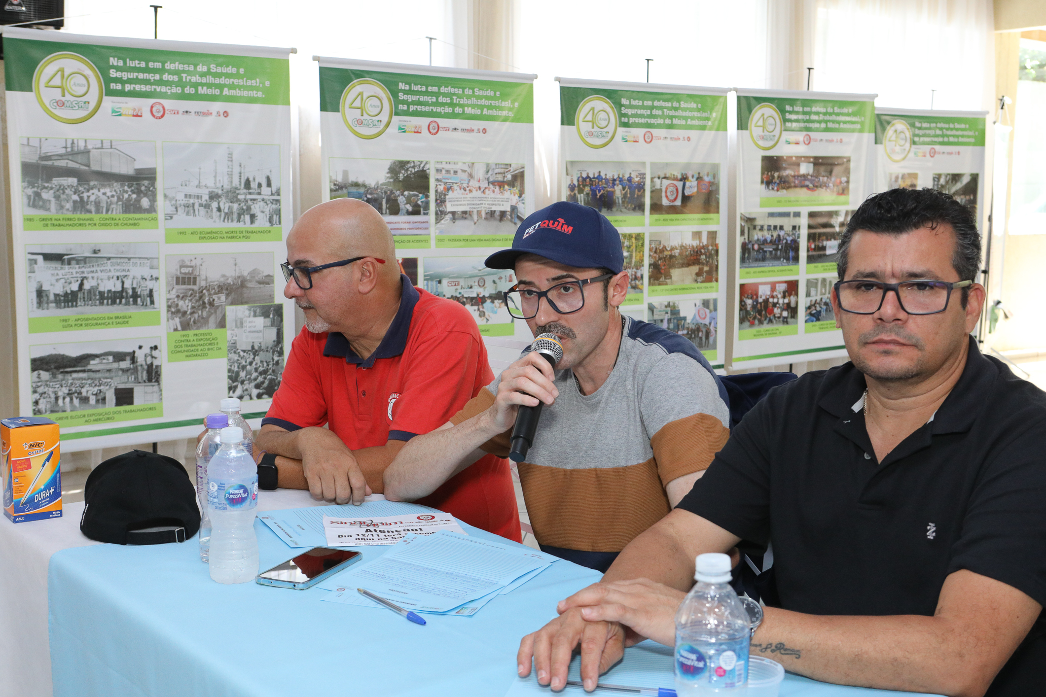 Seminário de Planejamento da COMSAT e palestra sobre a conscientização  a respeito de doenças masculinas com o Dr. Ivan Costa realizado na Chácara do Tatu.  Estrada Pouso Alegre, 169 Rio Grande da Serra. Fotos Dino Santos. BRASIL_12_11_2024.