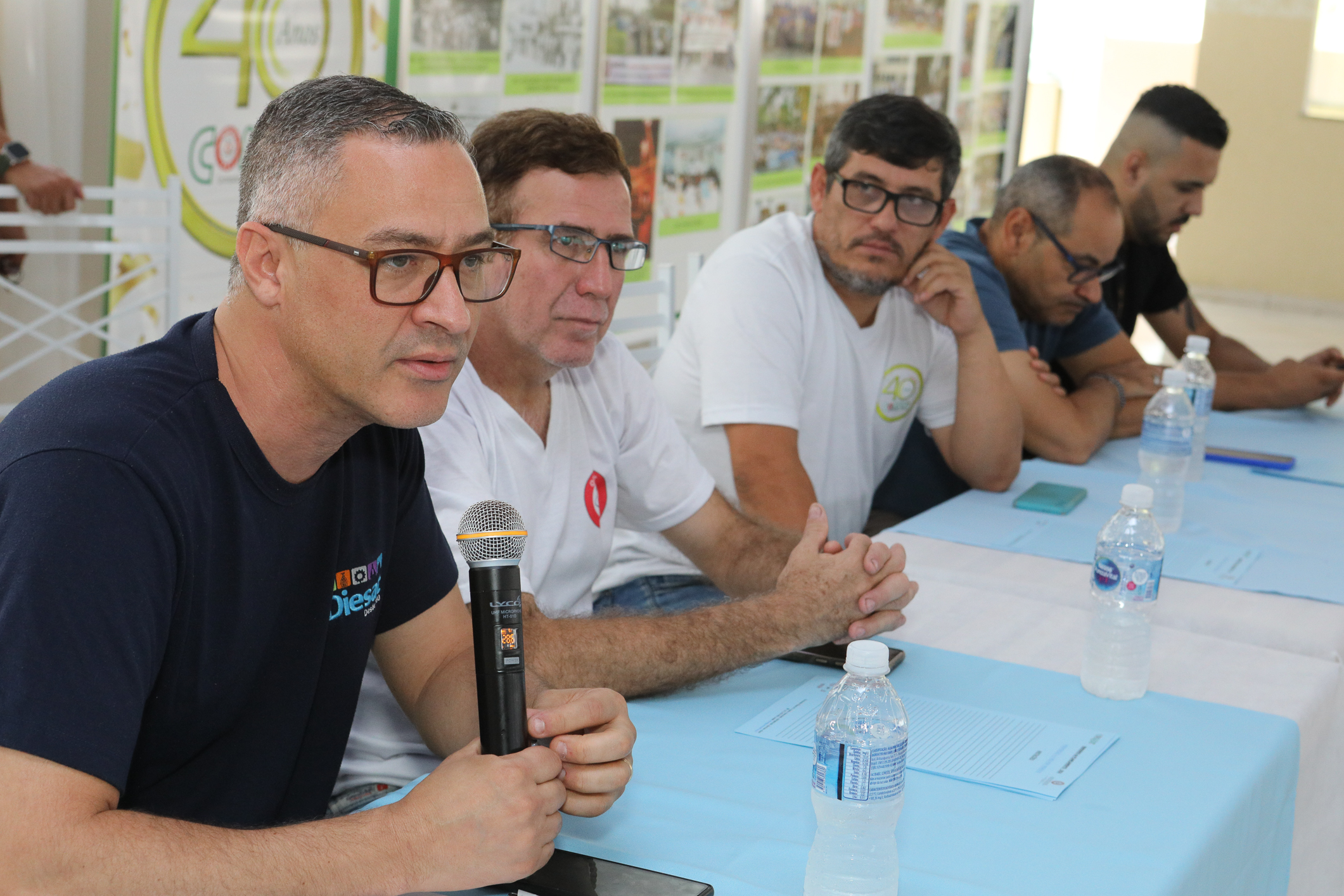 Seminário de Planejamento da COMSAT e palestra sobre a conscientização  a respeito de doenças masculinas com o Dr. Ivan Costa realizado na Chácara do Tatu.  Estrada Pouso Alegre, 169 Rio Grande da Serra. Fotos Dino Santos. BRASIL_12_11_2024.