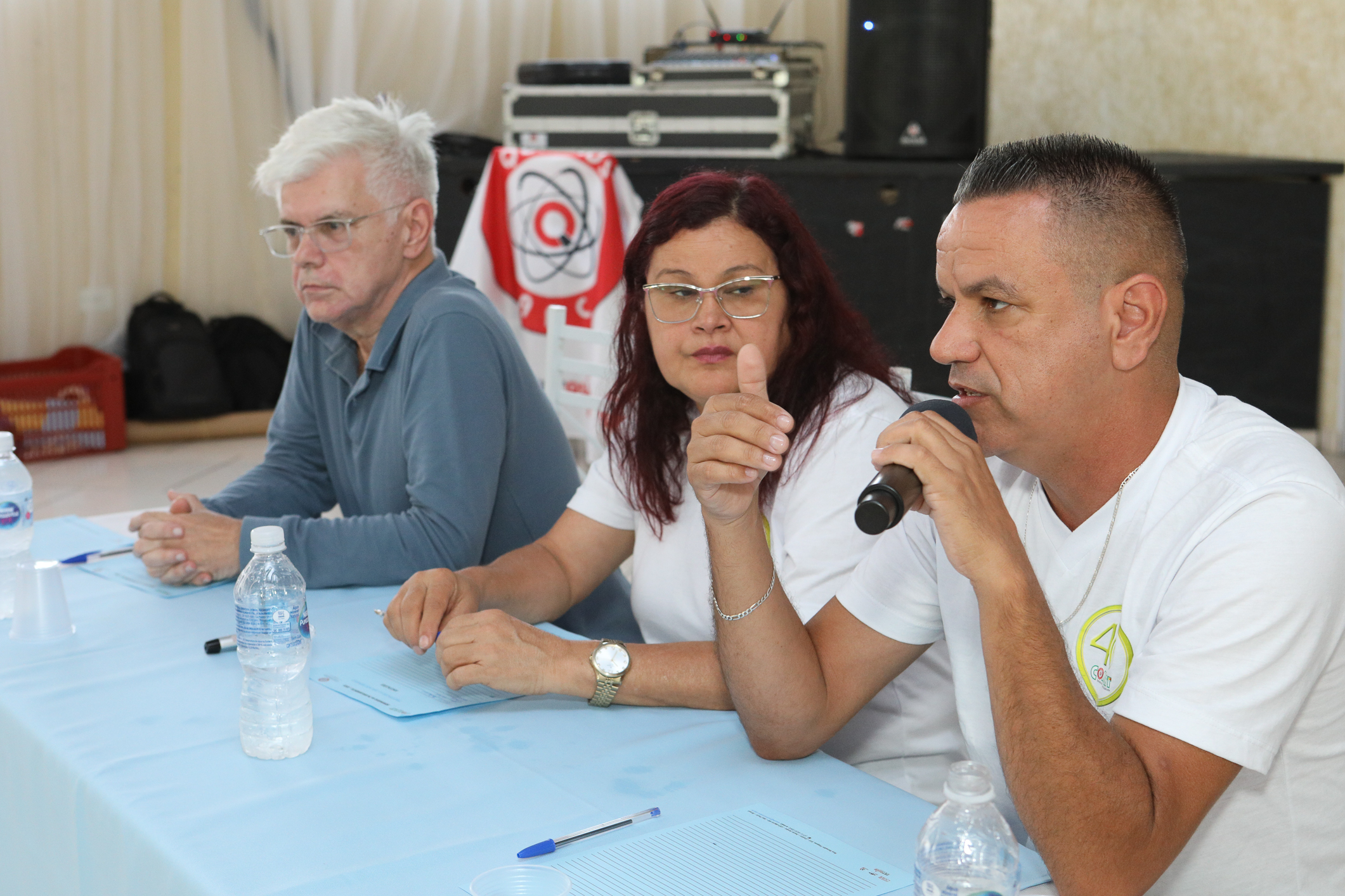 Seminário de Planejamento da COMSAT e palestra sobre a conscientização  a respeito de doenças masculinas com o Dr. Ivan Costa realizado na Chácara do Tatu.  Estrada Pouso Alegre, 169 Rio Grande da Serra. Fotos Dino Santos. BRASIL_12_11_2024.