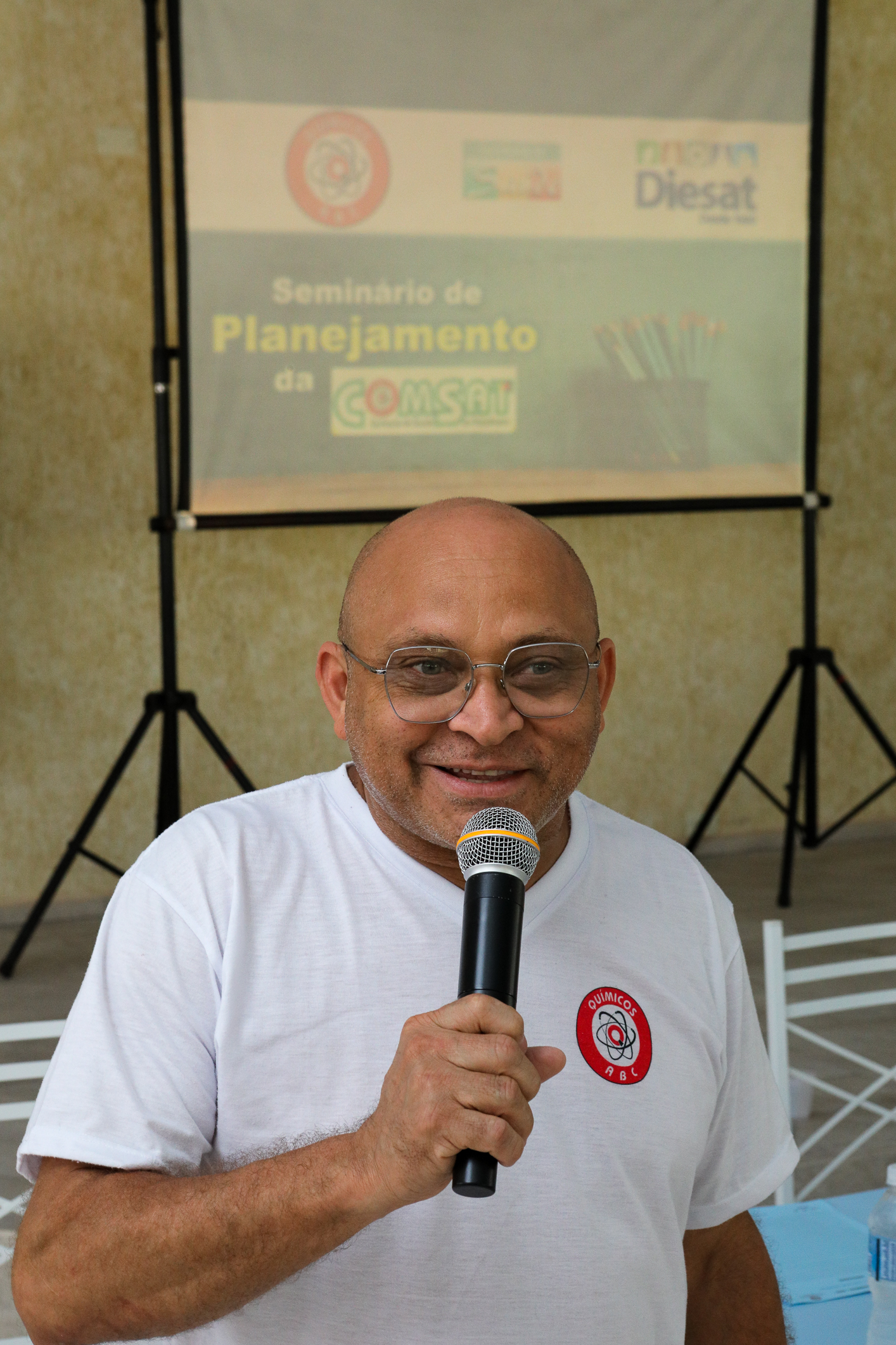 Seminário de Planejamento da COMSAT e palestra sobre a conscientização  a respeito de doenças masculinas com o Dr. Ivan Costa realizado na Chácara do Tatu.  Estrada Pouso Alegre, 169 Rio Grande da Serra. Fotos Dino Santos. BRASIL_12_11_2024.