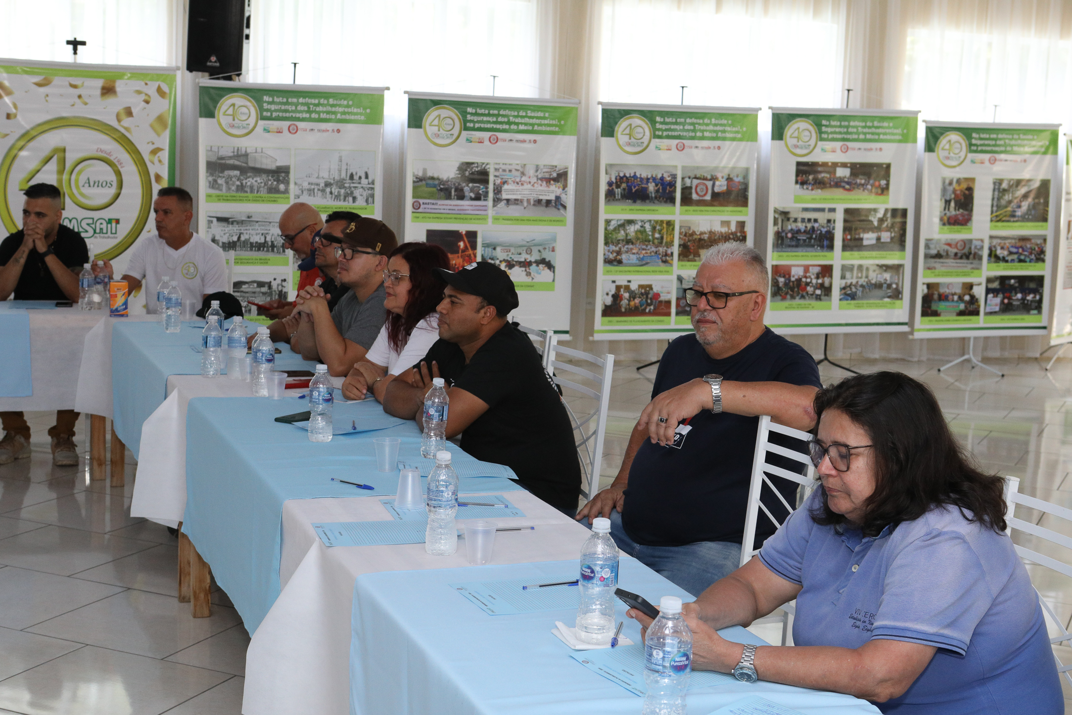 Seminário de Planejamento da COMSAT e palestra sobre a conscientização  a respeito de doenças masculinas com o Dr. Ivan Costa realizado na Chácara do Tatu.  Estrada Pouso Alegre, 169 Rio Grande da Serra. Fotos Dino Santos. BRASIL_12_11_2024.