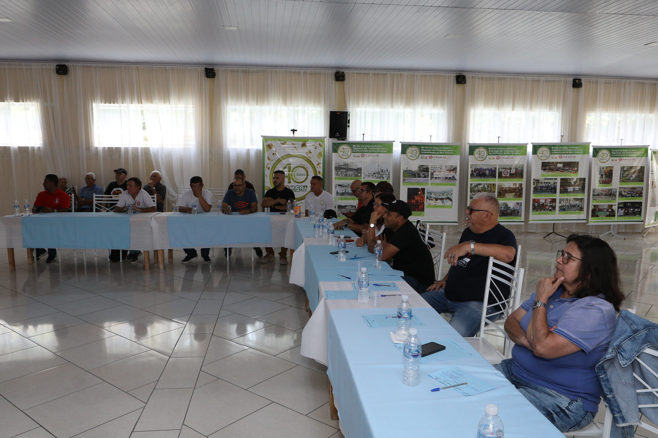 Seminário de Planejamento da COMSAT e palestra sobre a conscientização  a respeito de doenças masculinas com o Dr. Ivan Costa realizado na Chácara do Tatu.  Estrada Pouso Alegre, 169 Rio Grande da Serra. Fotos Dino Santos. BRASIL_12_11_2024.