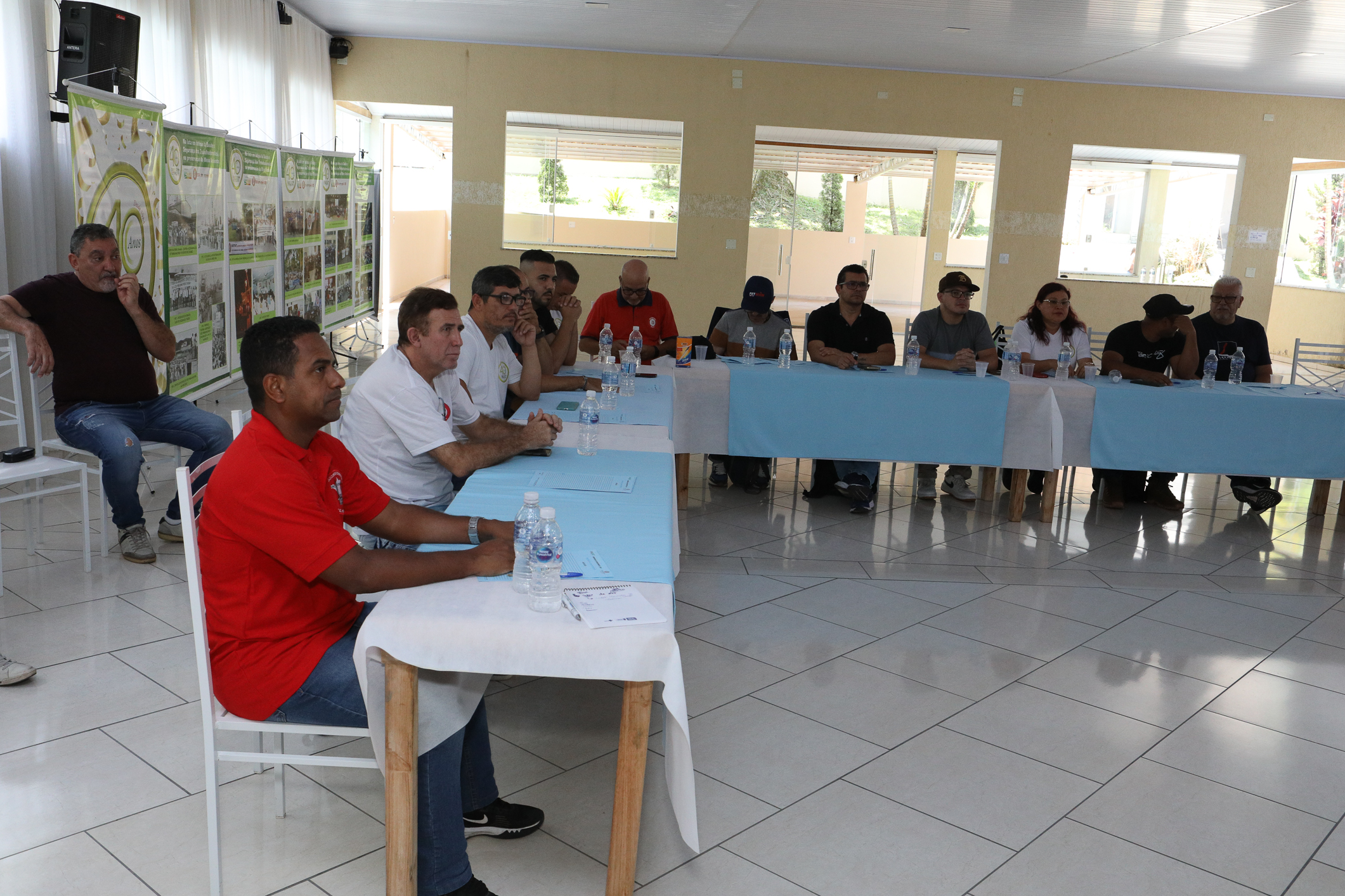 Seminário de Planejamento da COMSAT e palestra sobre a conscientização  a respeito de doenças masculinas com o Dr. Ivan Costa realizado na Chácara do Tatu.  Estrada Pouso Alegre, 169 Rio Grande da Serra. Fotos Dino Santos. BRASIL_12_11_2024.