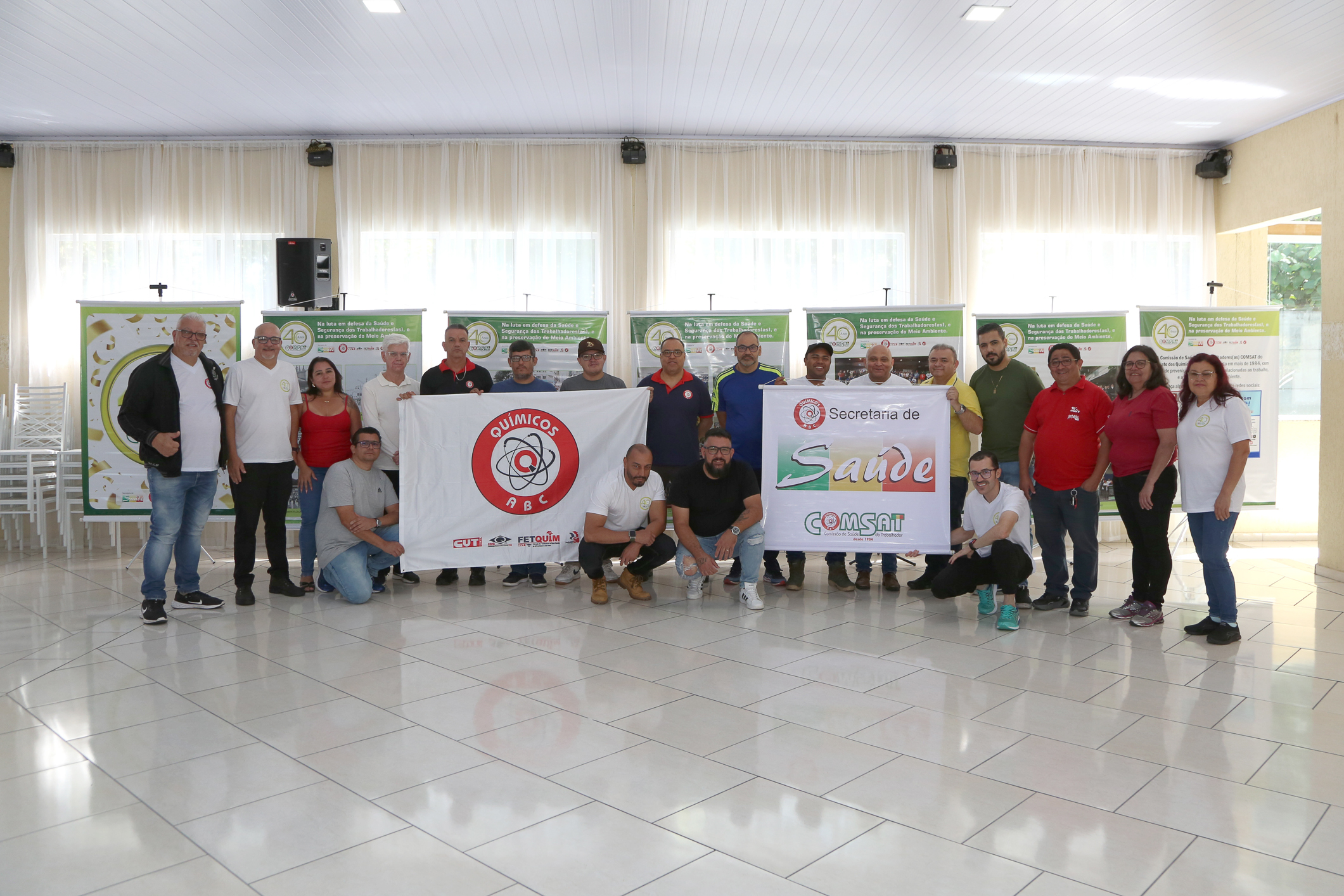 Seminário de Planejamento da COMSAT e palestra sobre a conscientização  a respeito de doenças masculinas com o Dr. Ivan Costa realizado na Chácara do Tatu.  Estrada Pouso Alegre, 169 Rio Grande da Serra. Fotos Dino Santos. BRASIL_12_11_2024.