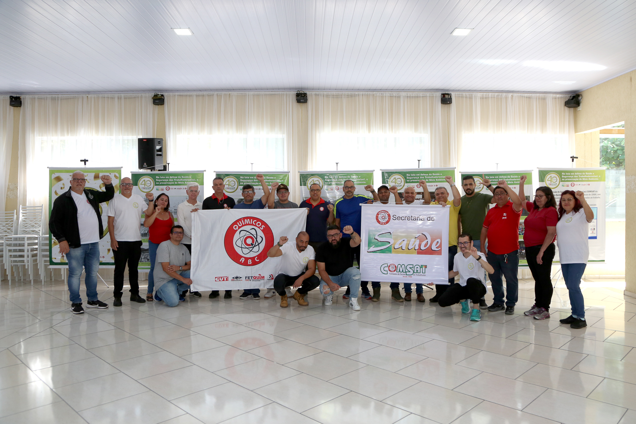 Seminário de Planejamento da COMSAT e palestra sobre a conscientização  a respeito de doenças masculinas com o Dr. Ivan Costa realizado na Chácara do Tatu.  Estrada Pouso Alegre, 169 Rio Grande da Serra. Fotos Dino Santos. BRASIL_12_11_2024.