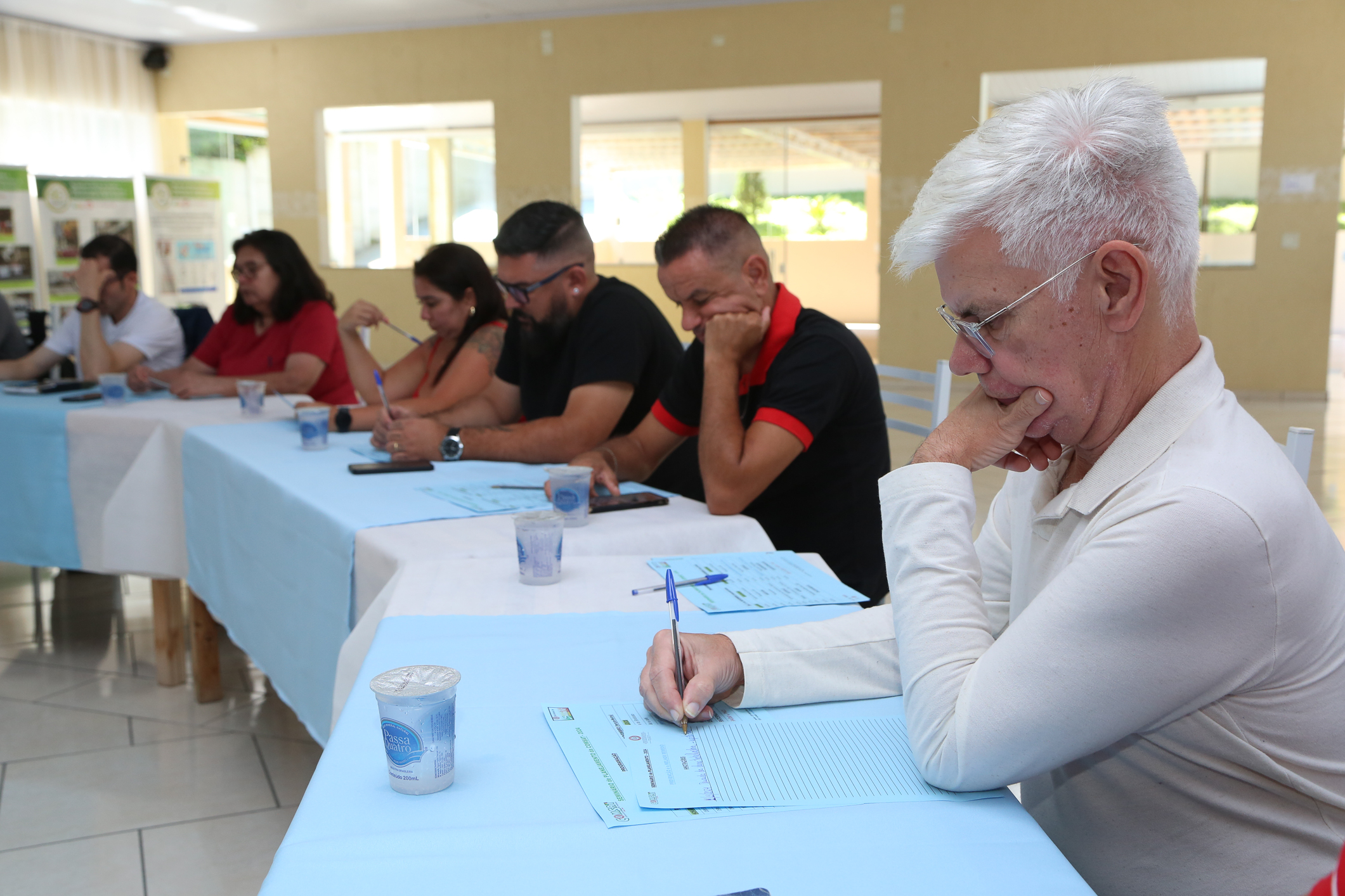 Seminário de Planejamento da COMSAT e palestra sobre a conscientização  a respeito de doenças masculinas com o Dr. Ivan Costa realizado na Chácara do Tatu.  Estrada Pouso Alegre, 169 Rio Grande da Serra. Fotos Dino Santos. BRASIL_12_11_2024.