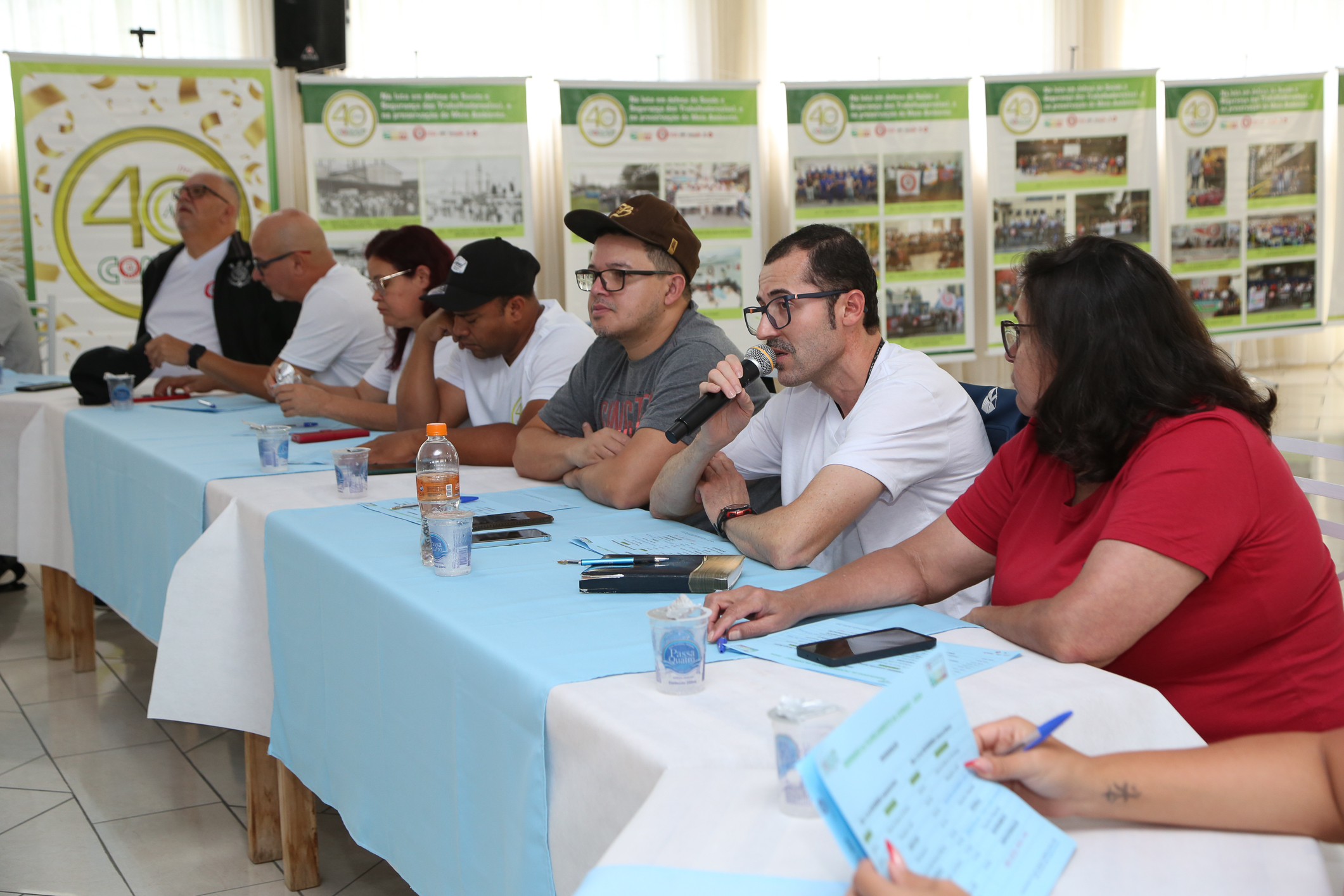 Seminário de Planejamento da COMSAT e palestra sobre a conscientização  a respeito de doenças masculinas com o Dr. Ivan Costa realizado na Chácara do Tatu.  Estrada Pouso Alegre, 169 Rio Grande da Serra. Fotos Dino Santos. BRASIL_12_11_2024.