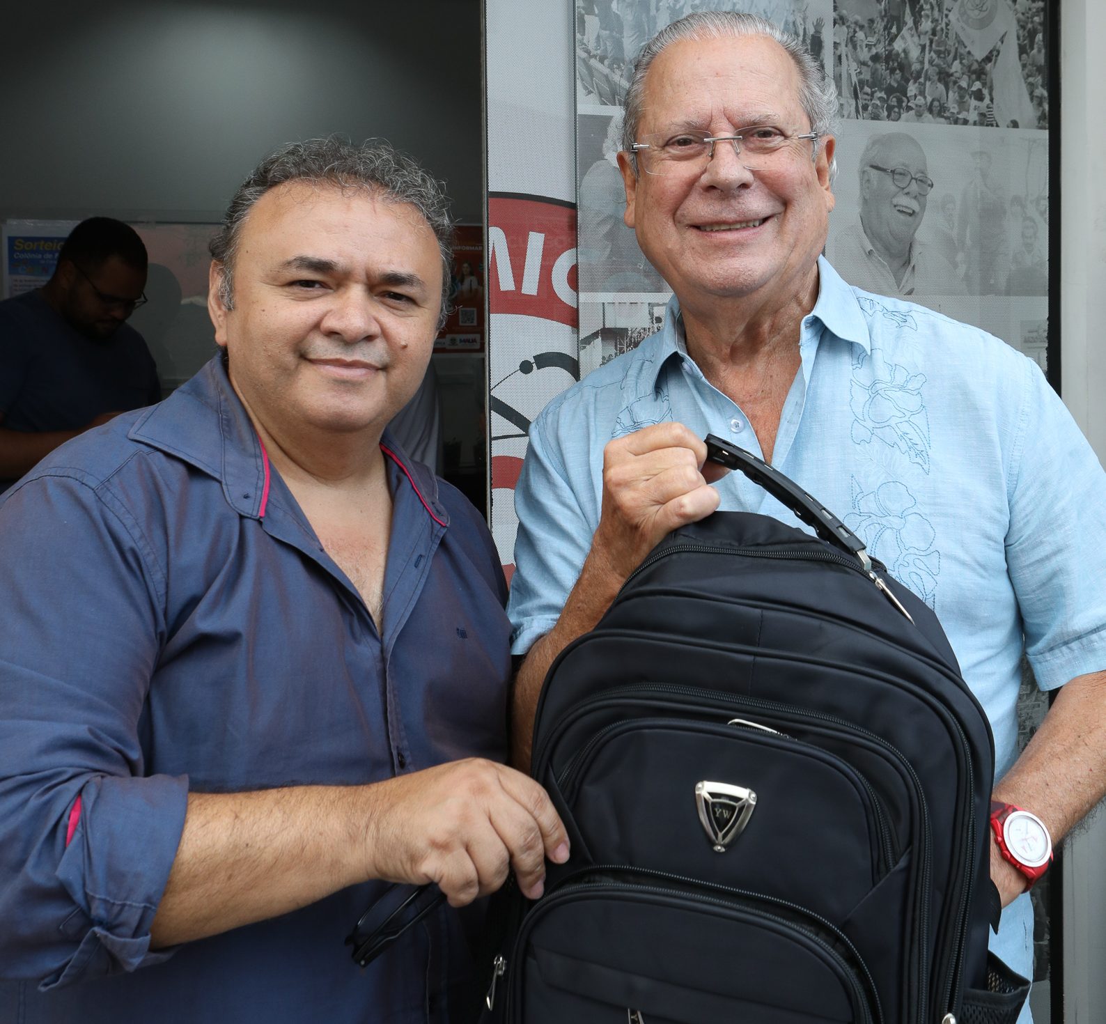 Análise de conjunto com Zé Dirceu no Sindicato dos químicos do ABC. Rua Senador Flaquer, 813 - Centro de Santo André/SP. Fotos Dino Santos. Brasil_10_02_2025.