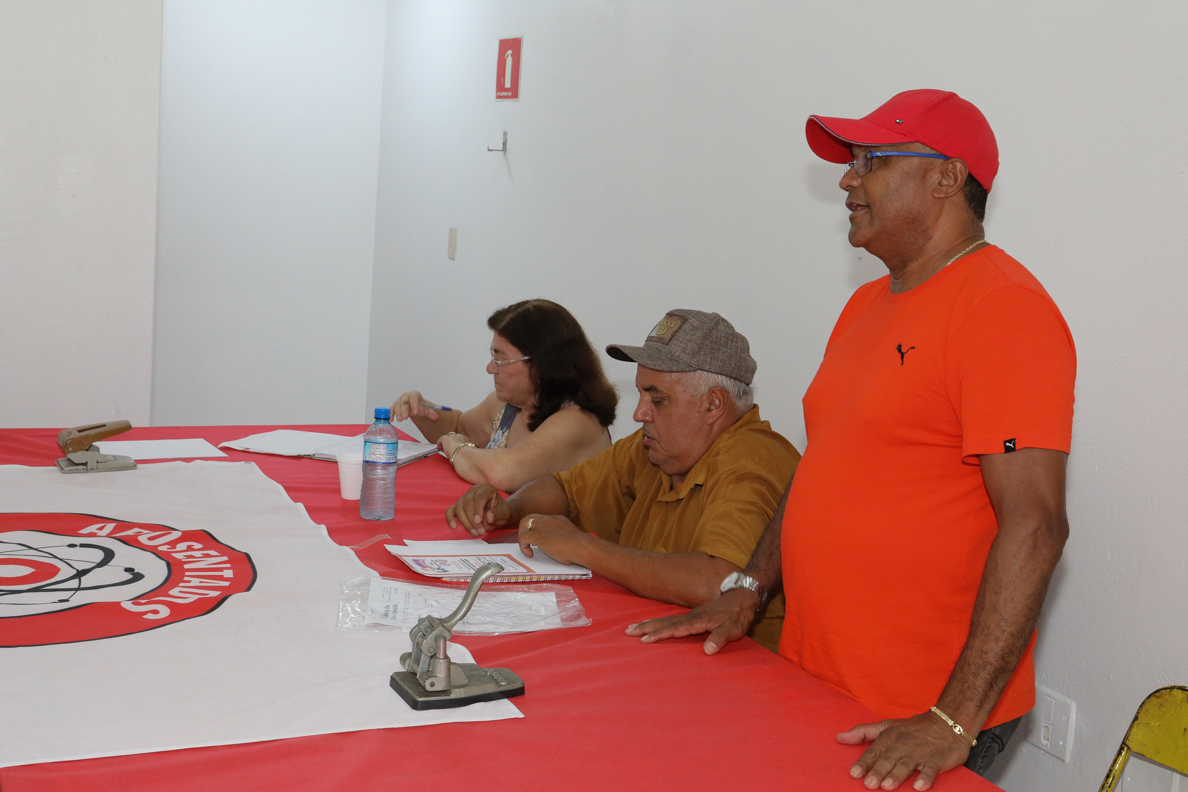 Assembleia da Associação dos Aposentados e Pensionistas Químicos do ABC.R. Victório Chiarotti, 563 - Jardim Bela Vista, Mauá/SP. Fotos Dino Santos. Brasil_21_02_2025.