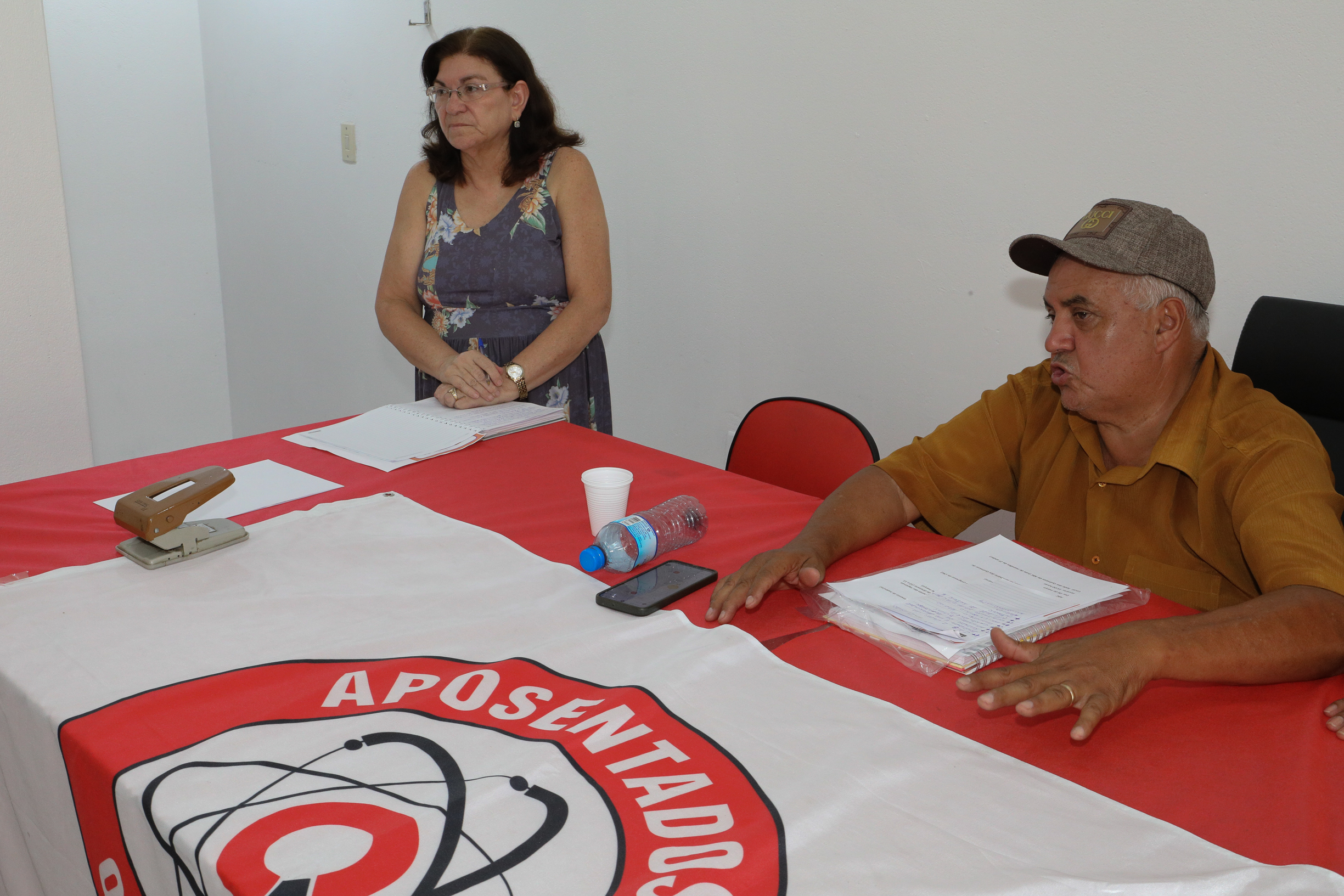 Assembleia da Associação dos Aposentados e Pensionistas Químicos do ABC.R. Victório Chiarotti, 563 - Jardim Bela Vista, Mauá/SP. Fotos Dino Santos. Brasil_21_02_2025.