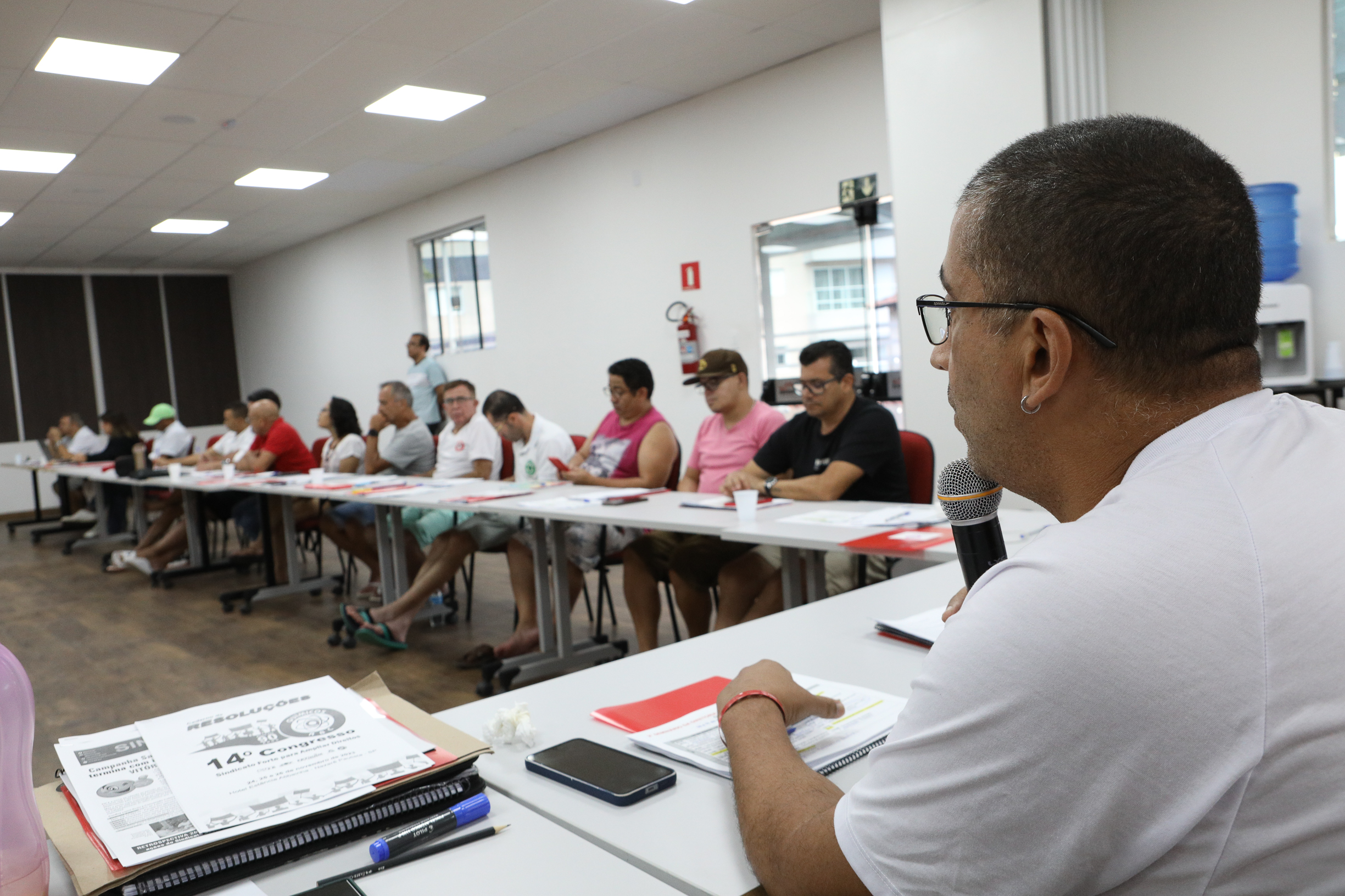 2º Seminário da diretoria do sindicato dos Químicos do ABC gestão 2023 a 2027 na Colônia de Férias do Sinergia . Av. Dos Sindicatos, 523 - Nova Mirim, Praia Grande - SP,_10_03_2025.