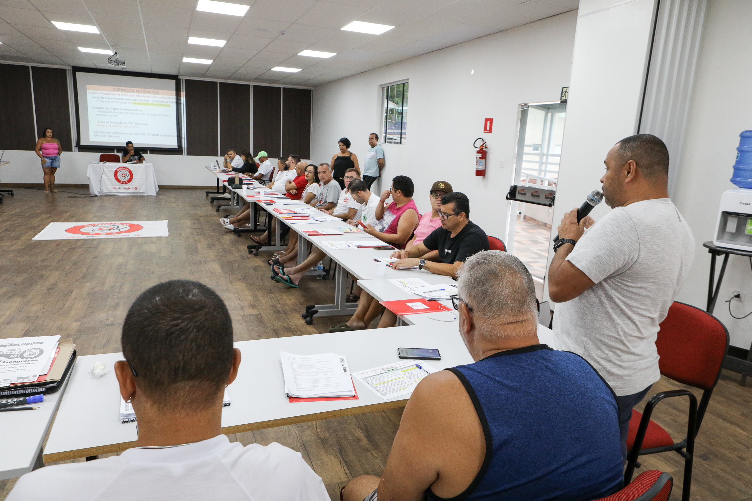 2º Seminário da diretoria do sindicato dos Químicos do ABC gestão 2023 a 2027 na Colônia de Férias do Sinergia . Av. Dos Sindicatos, 523 - Nova Mirim, Praia Grande - SP,_10_03_2025.