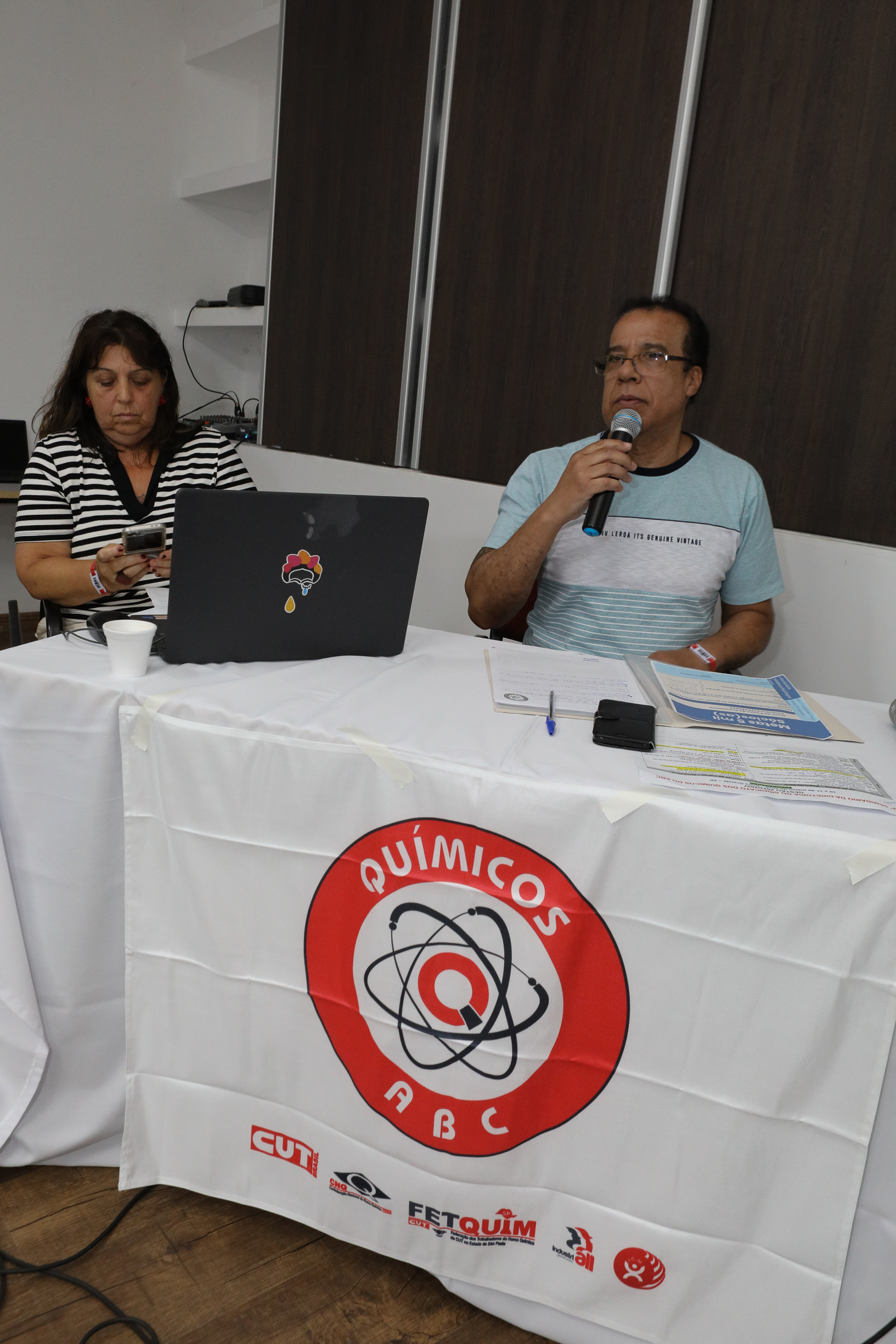 2º Seminário da diretoria do sindicato dos Químicos do ABC gestão 2023 a 2027 na Colônia de Férias do Sinergia . Av. Dos Sindicatos, 523 - Nova Mirim, Praia Grande - SP,_10_03_2025.