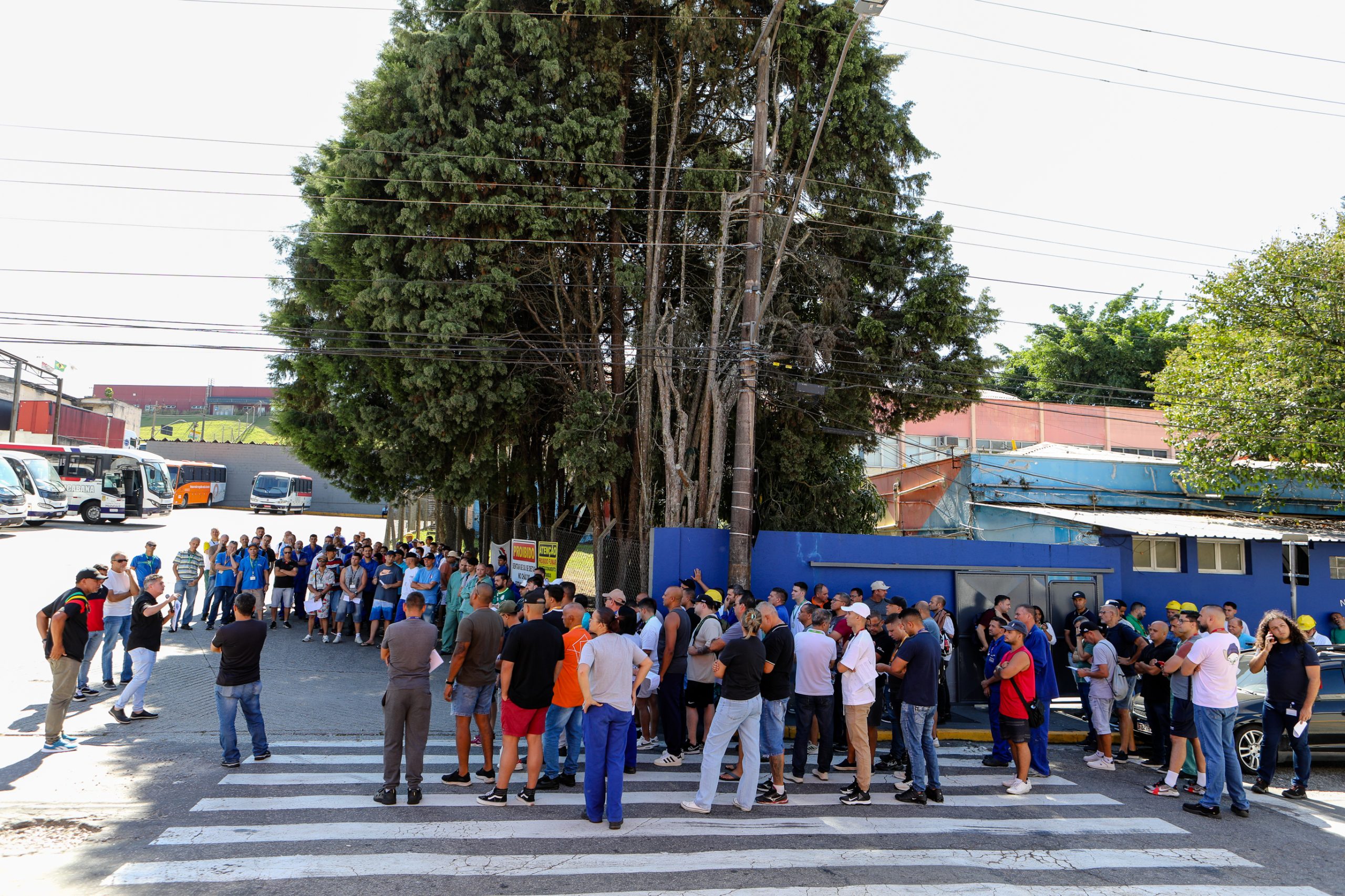 Assembleia de PLR realizada na Portaria 2 com os três turnos e admistrativo. Fotos Dino Santos. Brasil_06_03_2025.