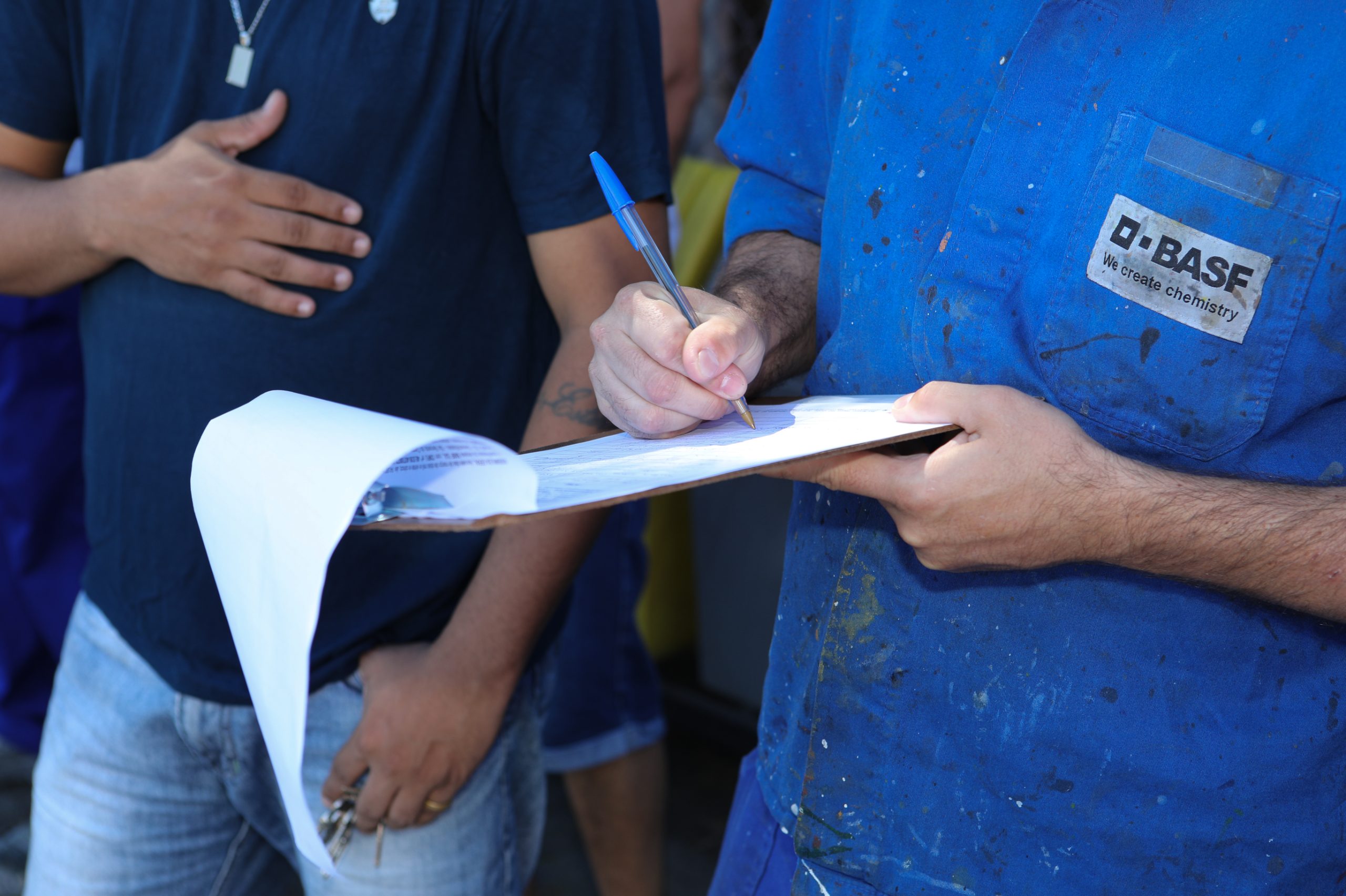 Assembleia de PLR realizada na Portaria 2 com os três turnos e admistrativo. Fotos Dino Santos. Brasil_06_03_2025.