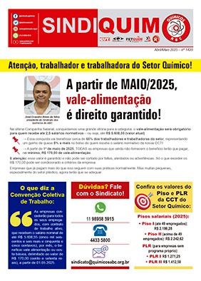 Sindiquim 1420 Maio 2025