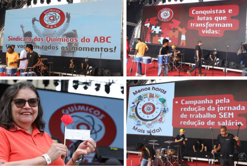 1º de Maio do ABC é sucesso de público, solidariedade e luta