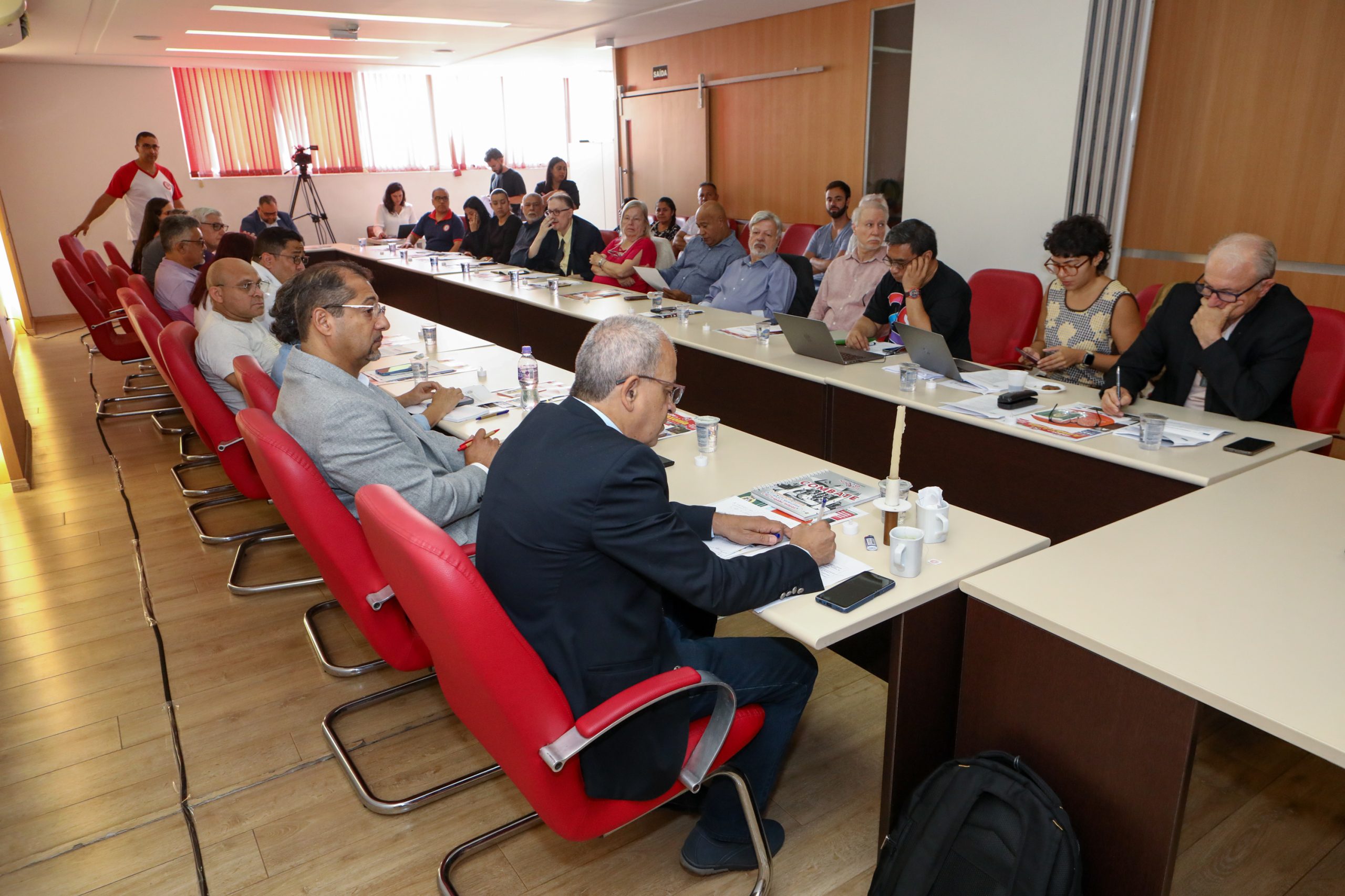 Seminário da ICM pelo Dia Internacional em Memória das Vítimas de Acidentes de Trabalho 28 de Abril realizado no Sindicato do Químicos de São Paulo/SP. Fotos Dino Santos. Brasil_28_04_2025.