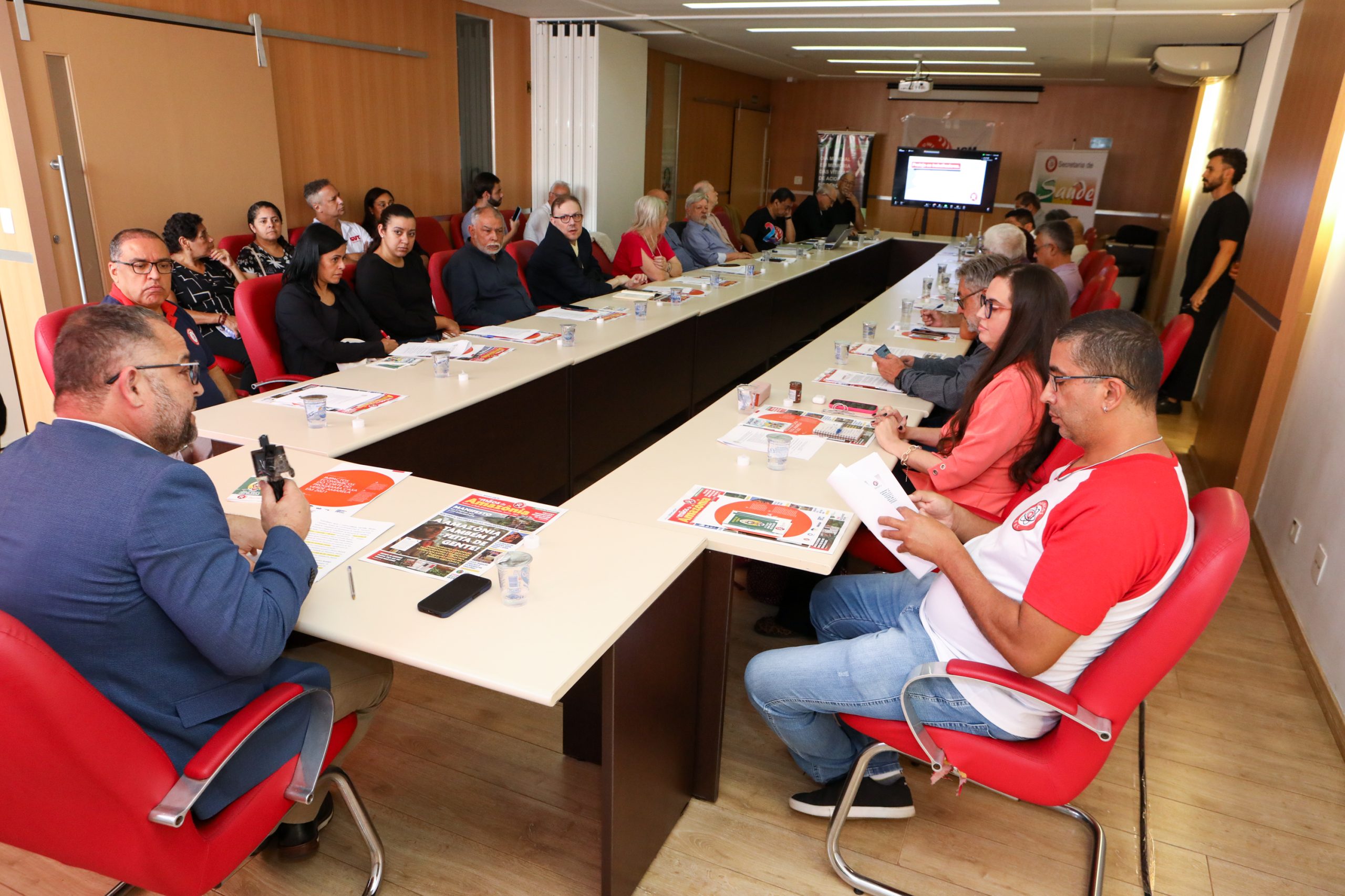 Seminário da ICM pelo Dia Internacional em Memória das Vítimas de Acidentes de Trabalho 28 de Abril realizado no Sindicato do Químicos de São Paulo/SP. Fotos Dino Santos. Brasil_28_04_2025.
