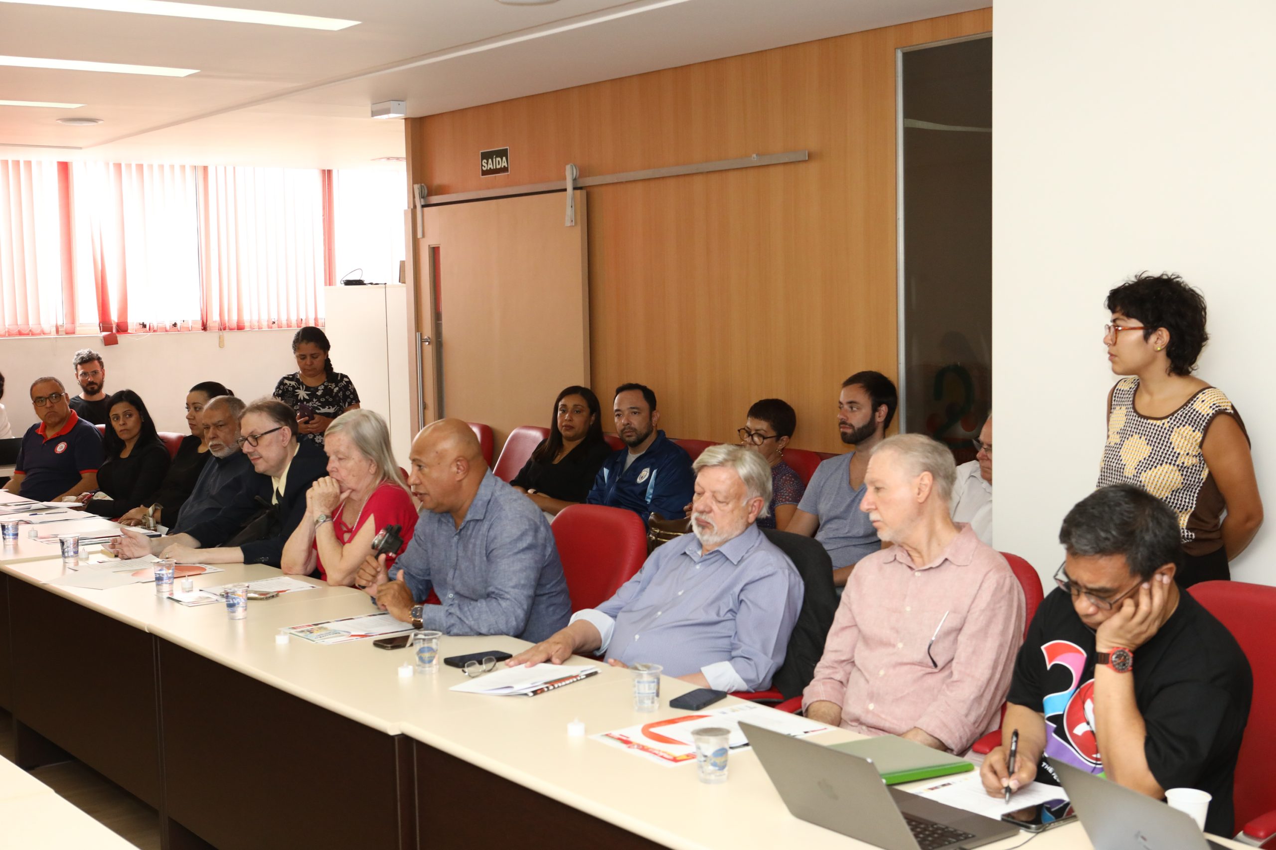Seminário da ICM pelo Dia Internacional em Memória das Vítimas de Acidentes de Trabalho 28 de Abril realizado no Sindicato do Químicos de São Paulo/SP. Fotos Dino Santos. Brasil_28_04_2025.